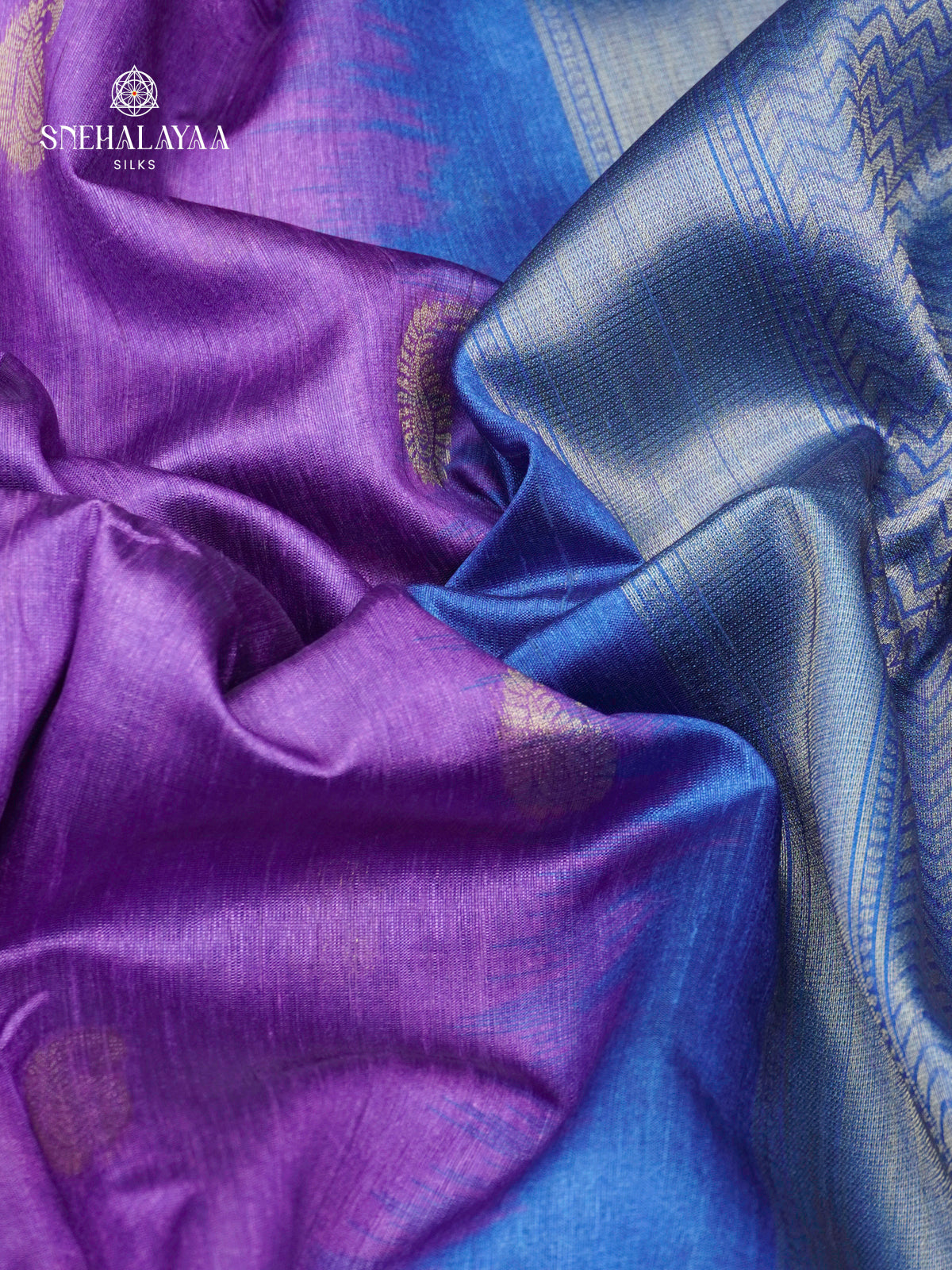Royal Purple Jute Saree