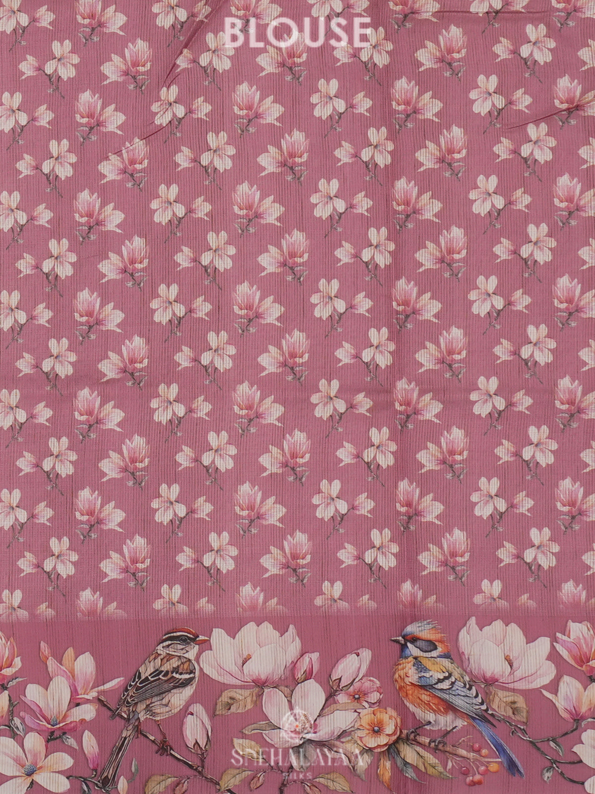 Pink Kota Tussar Saree