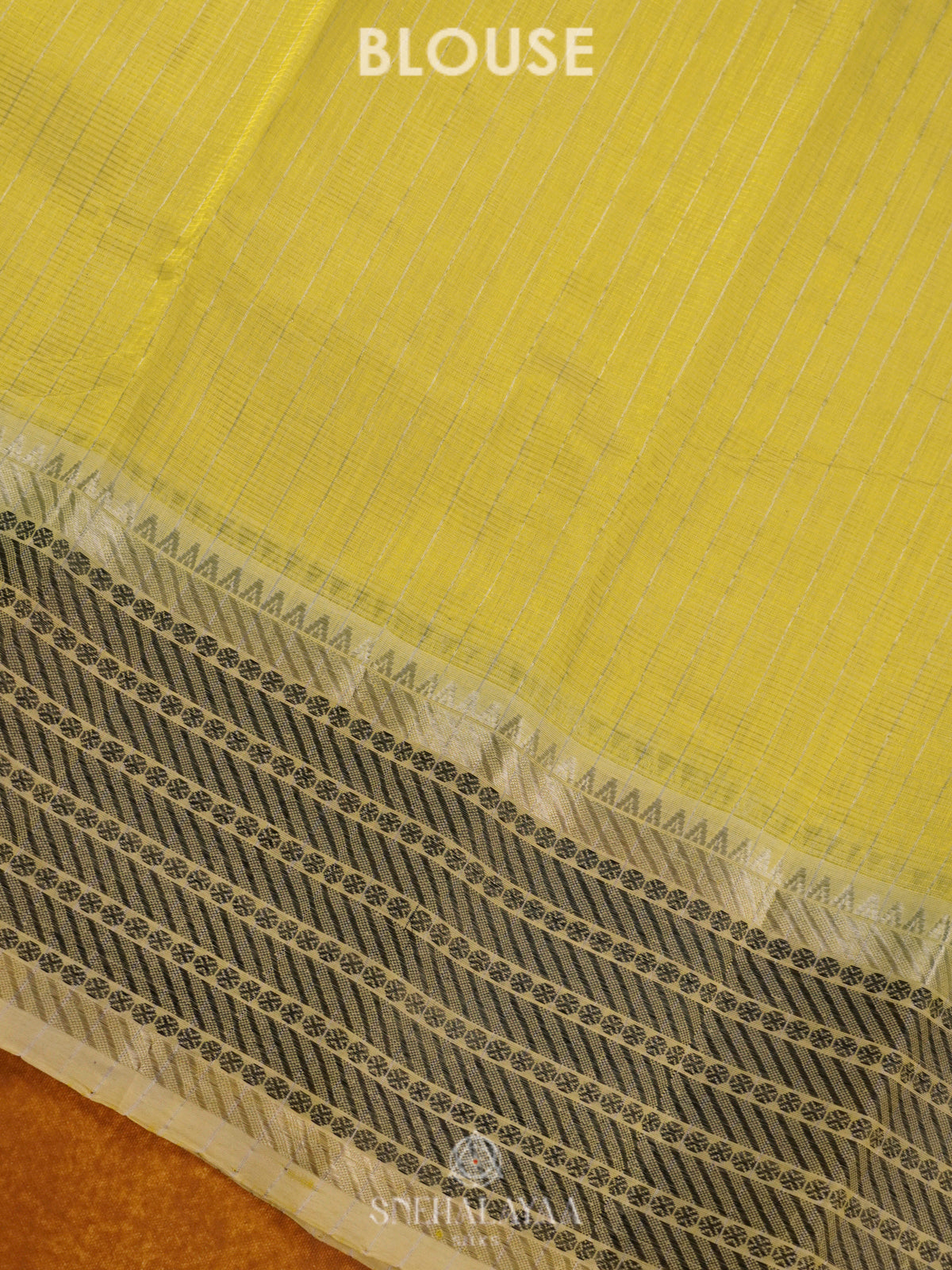 Pale Yellow Mangalagiri Silk Cotton Saree