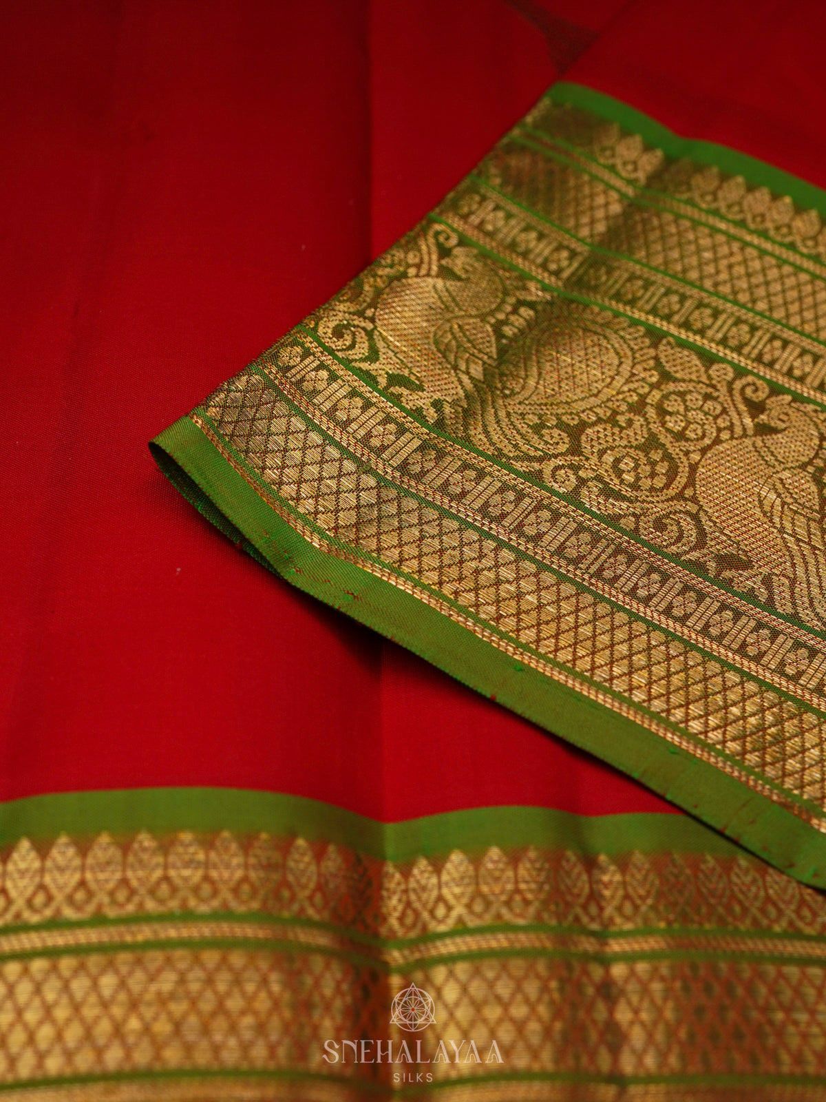 Red Kanjivaram Silk Saree