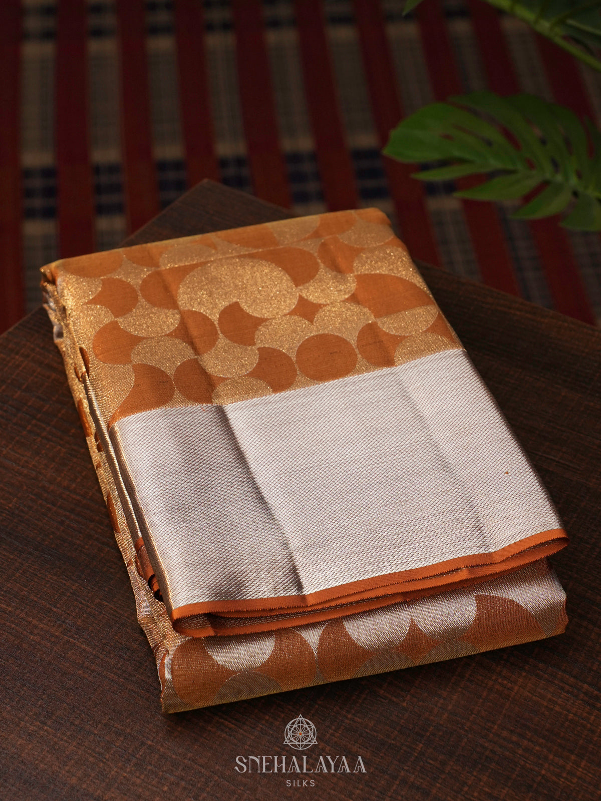 Mustard Kanjivaram Silk Saree