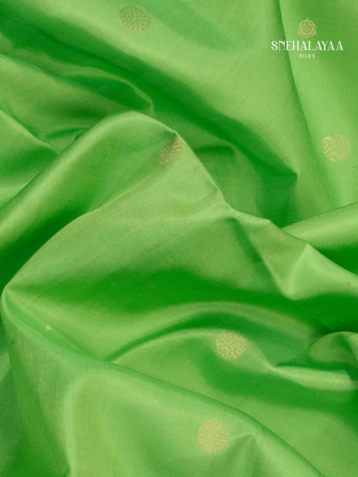 Pista Green Kanjivaram Soft Silk Saree