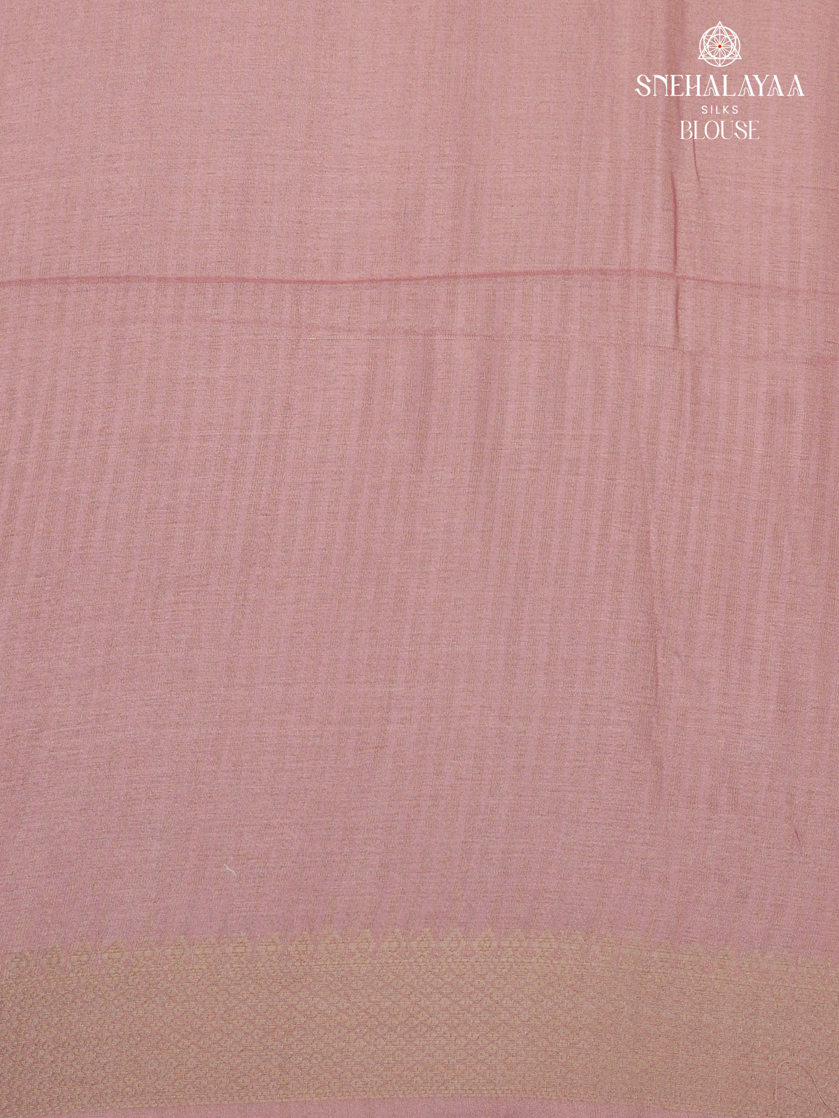 Pink Floral Printed Tussar Saree