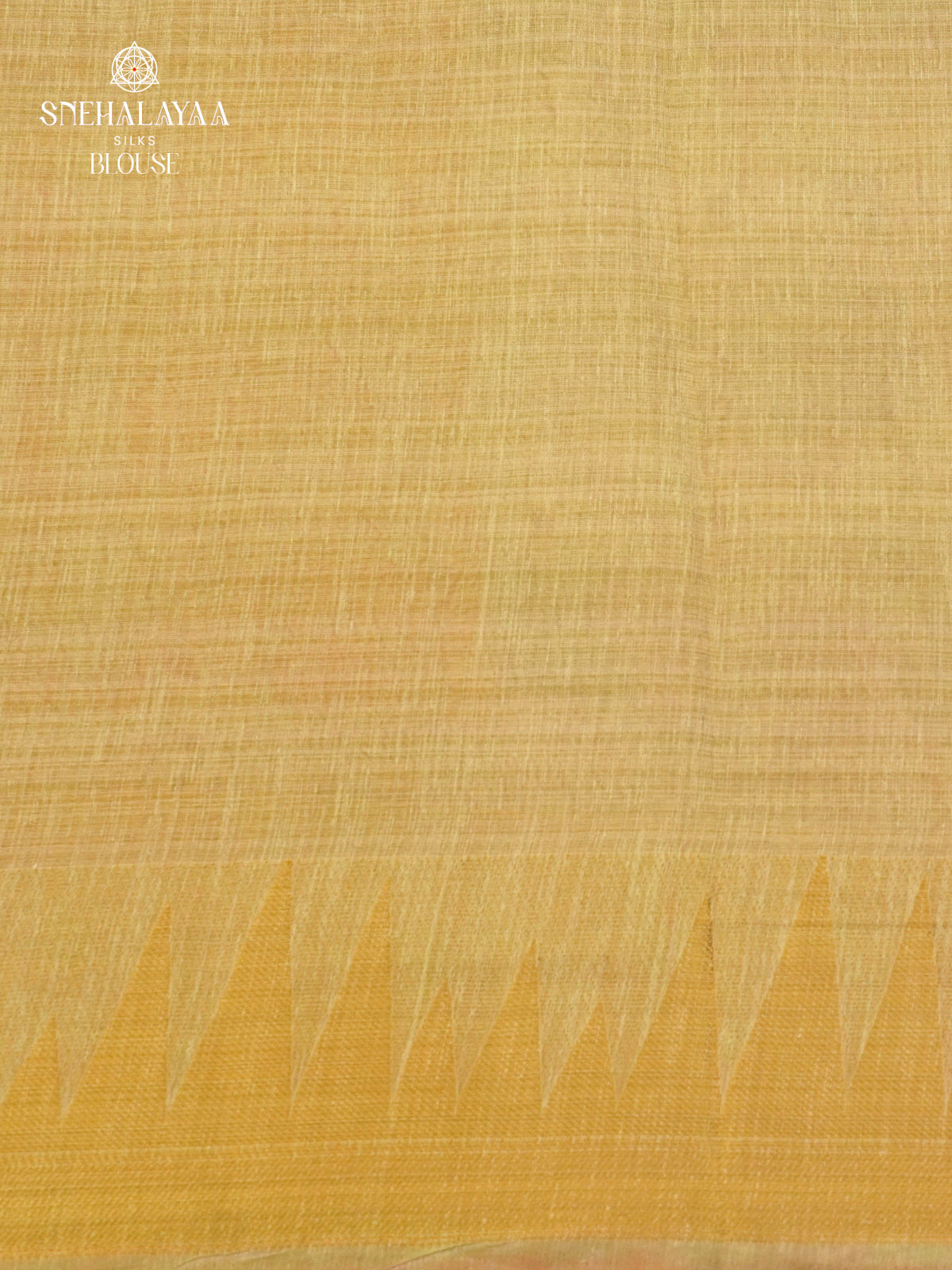 Beige Linen Tissue Saree