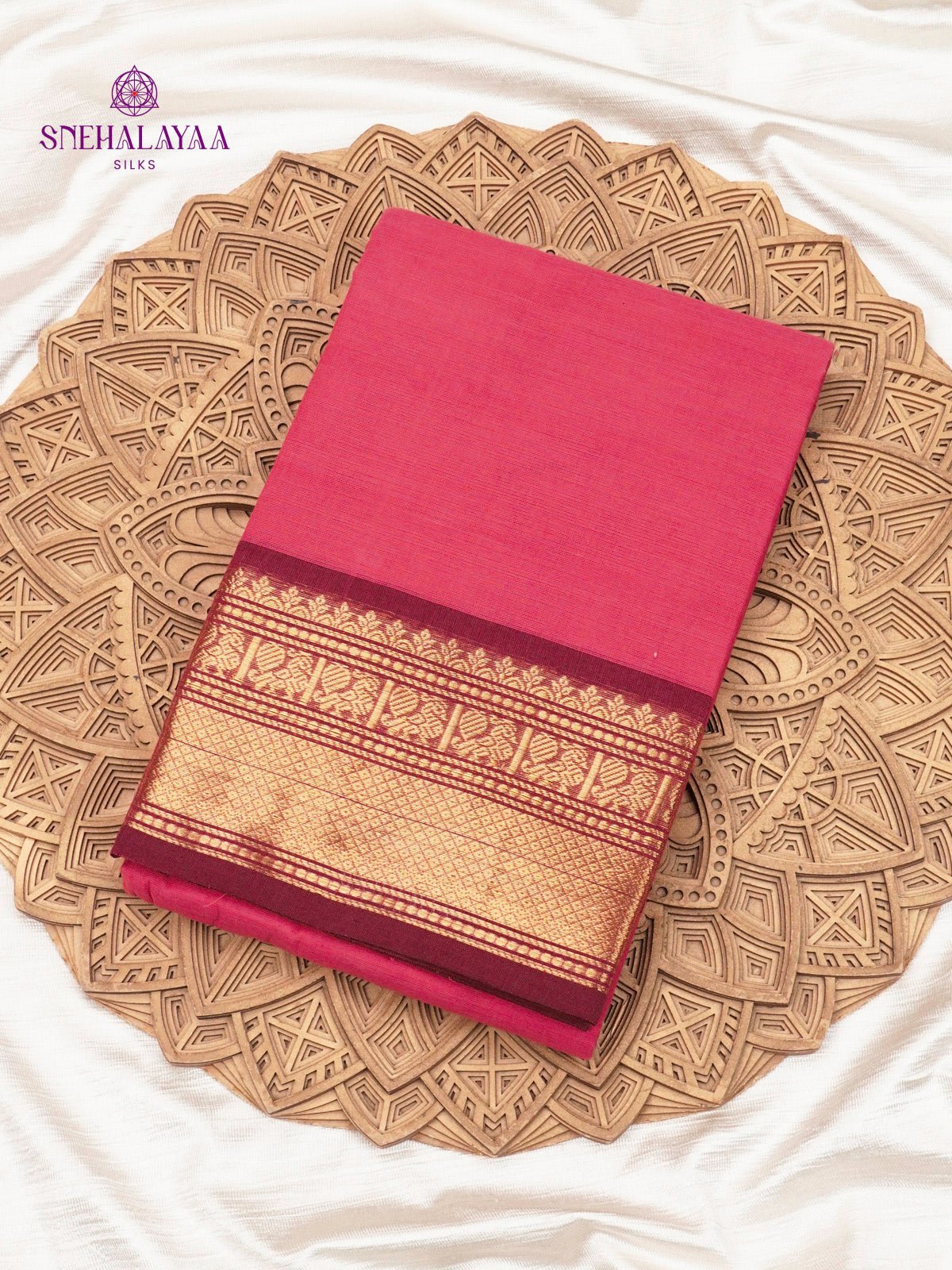 Muted Rose Chettinad Cotton Saree