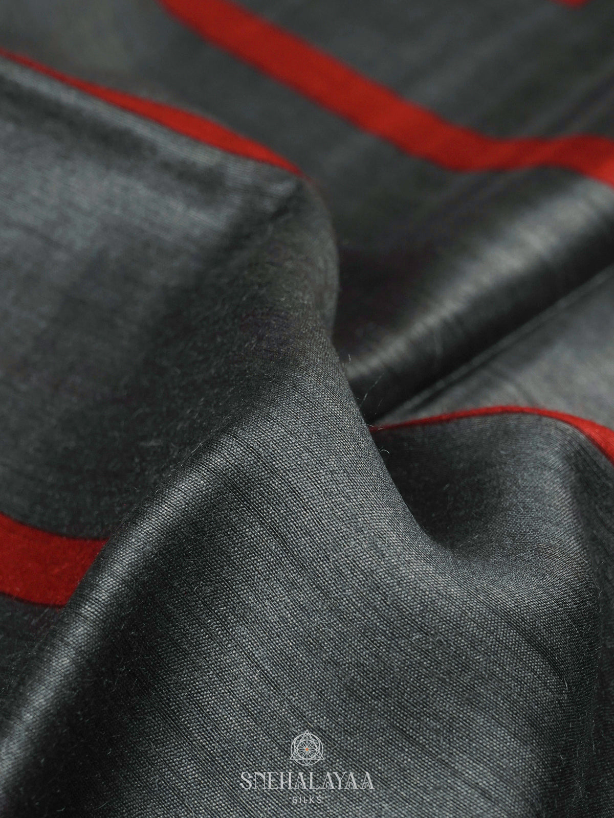 Grey Munga Tussar Saree