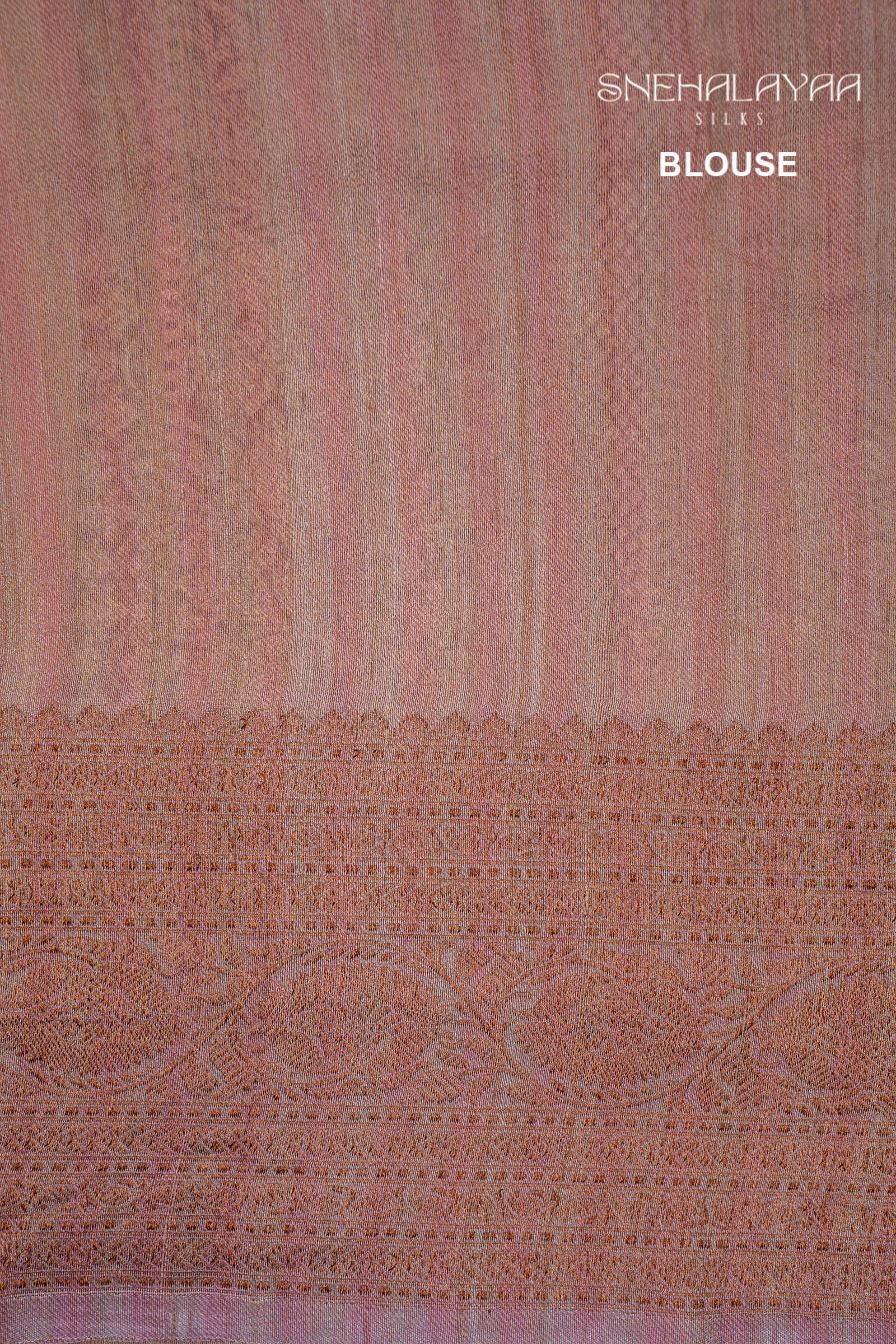 Lavender Printed Jute Tussar Saree