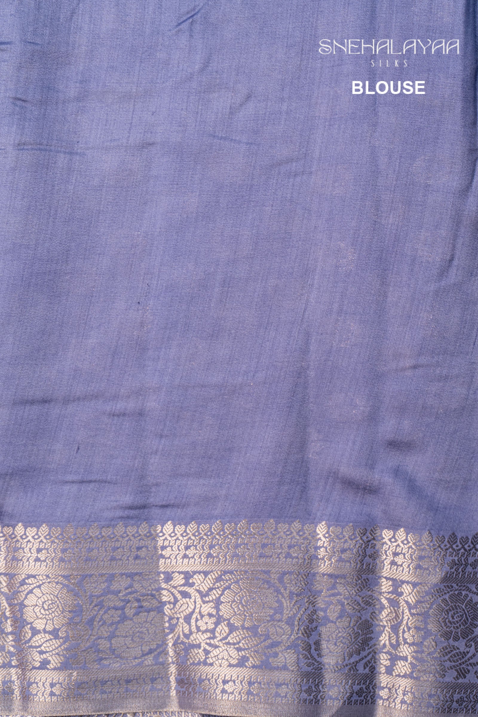 Sky Blue Banaras Dupion Silk Saree