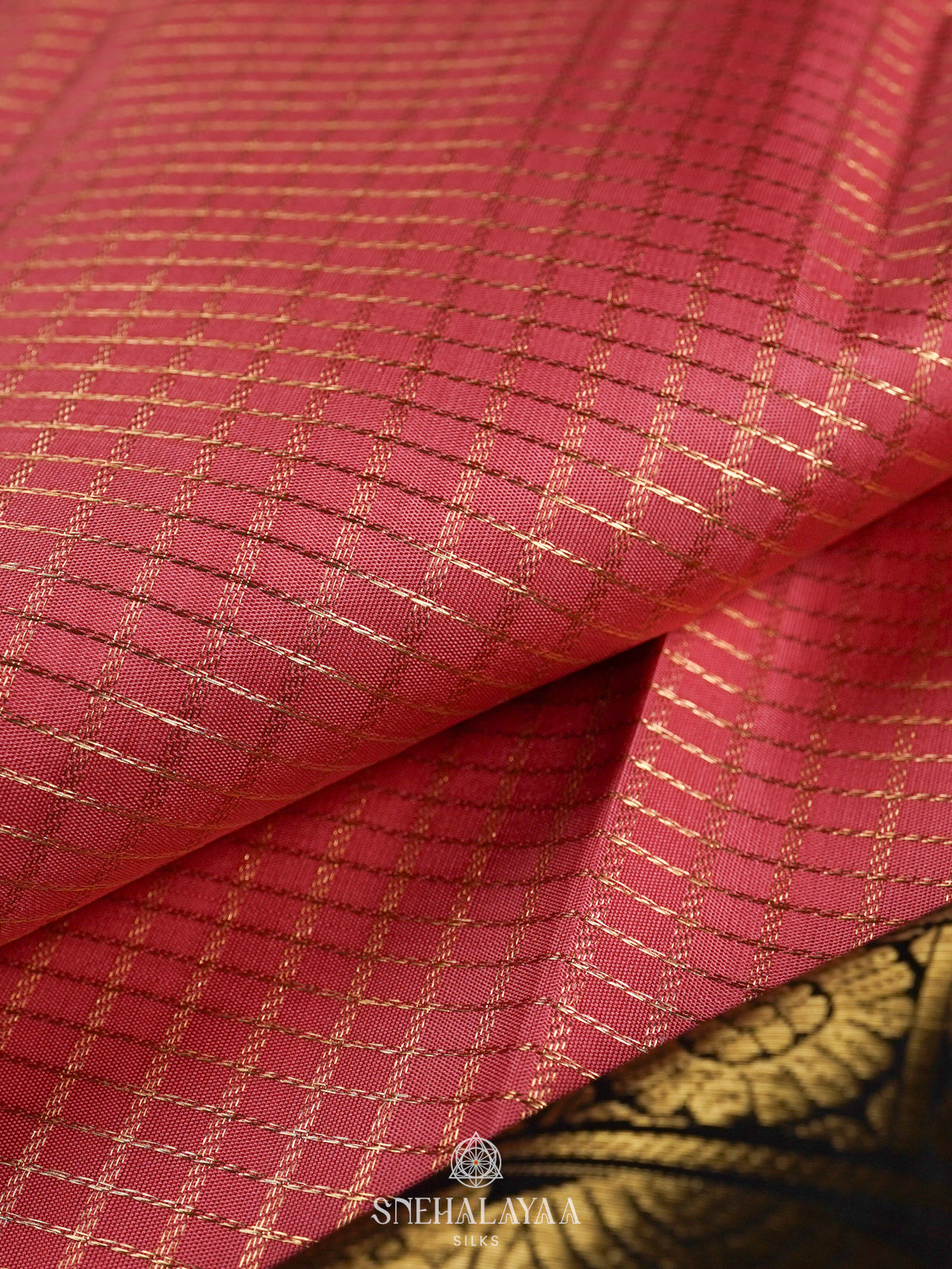 Pink Kanjivaram Silk Saree