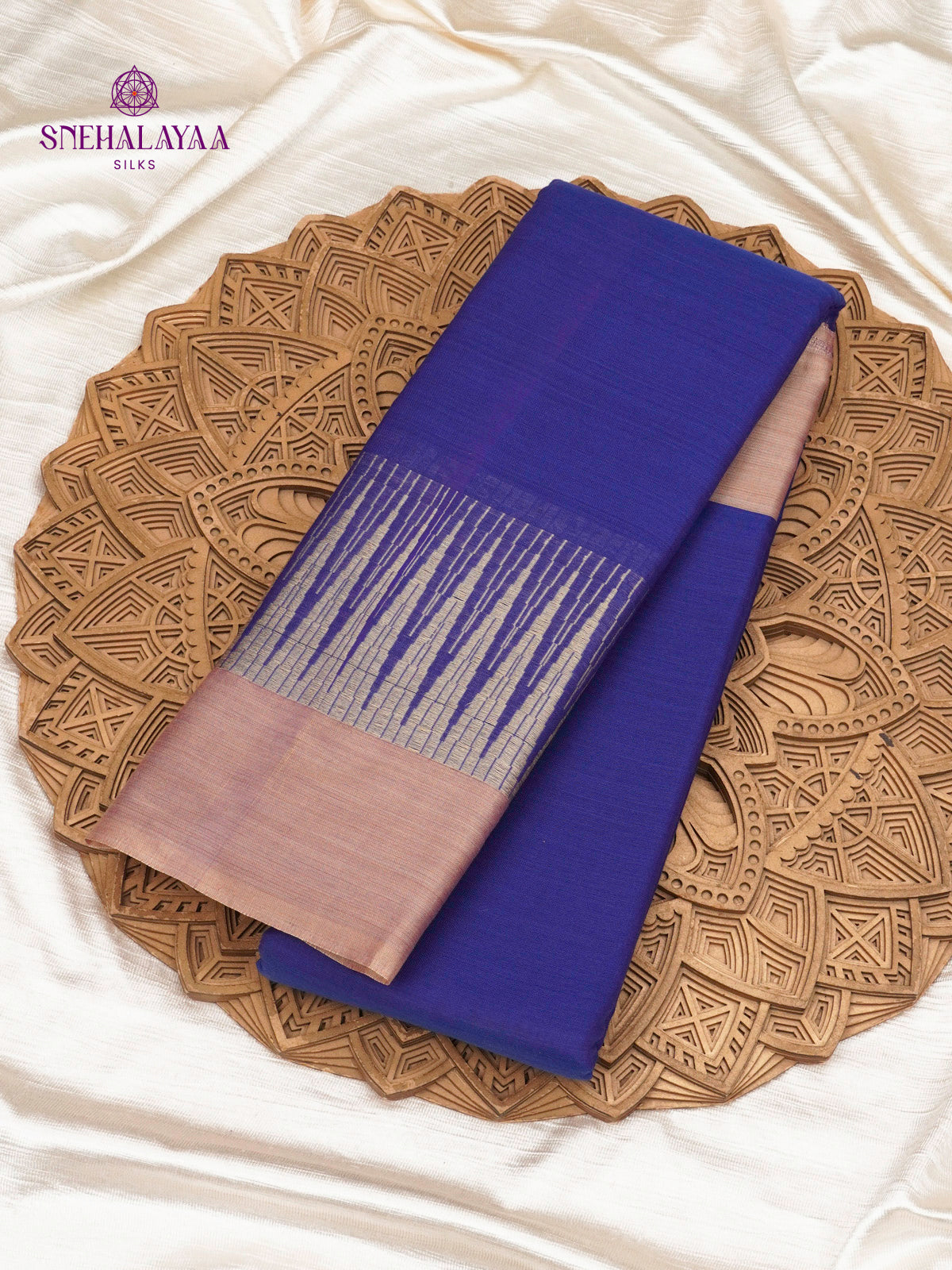 Royal Blue Narayanpet Cotton Saree