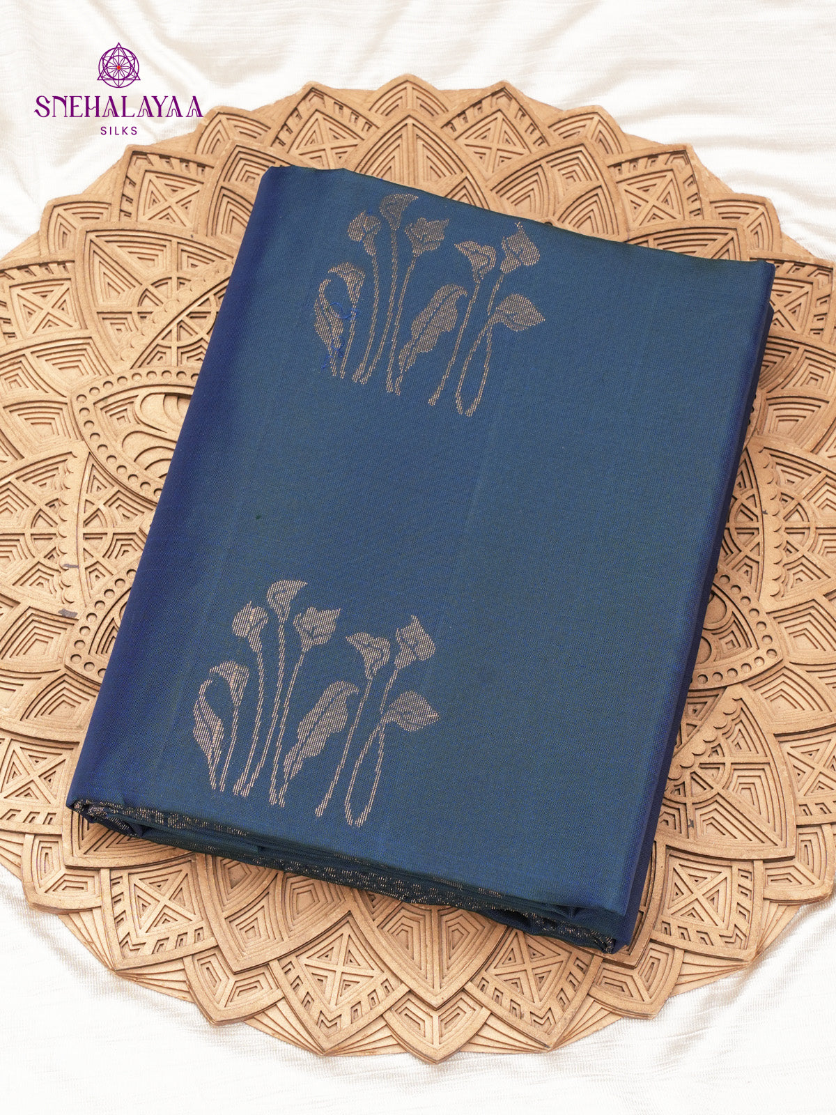 Blue Kanjivaram Soft Silk Saree