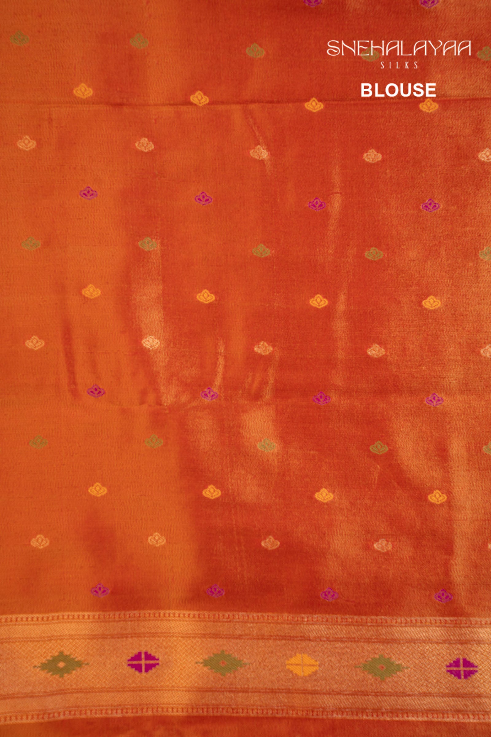 Pear Green Semi Banaras Tissue Saree