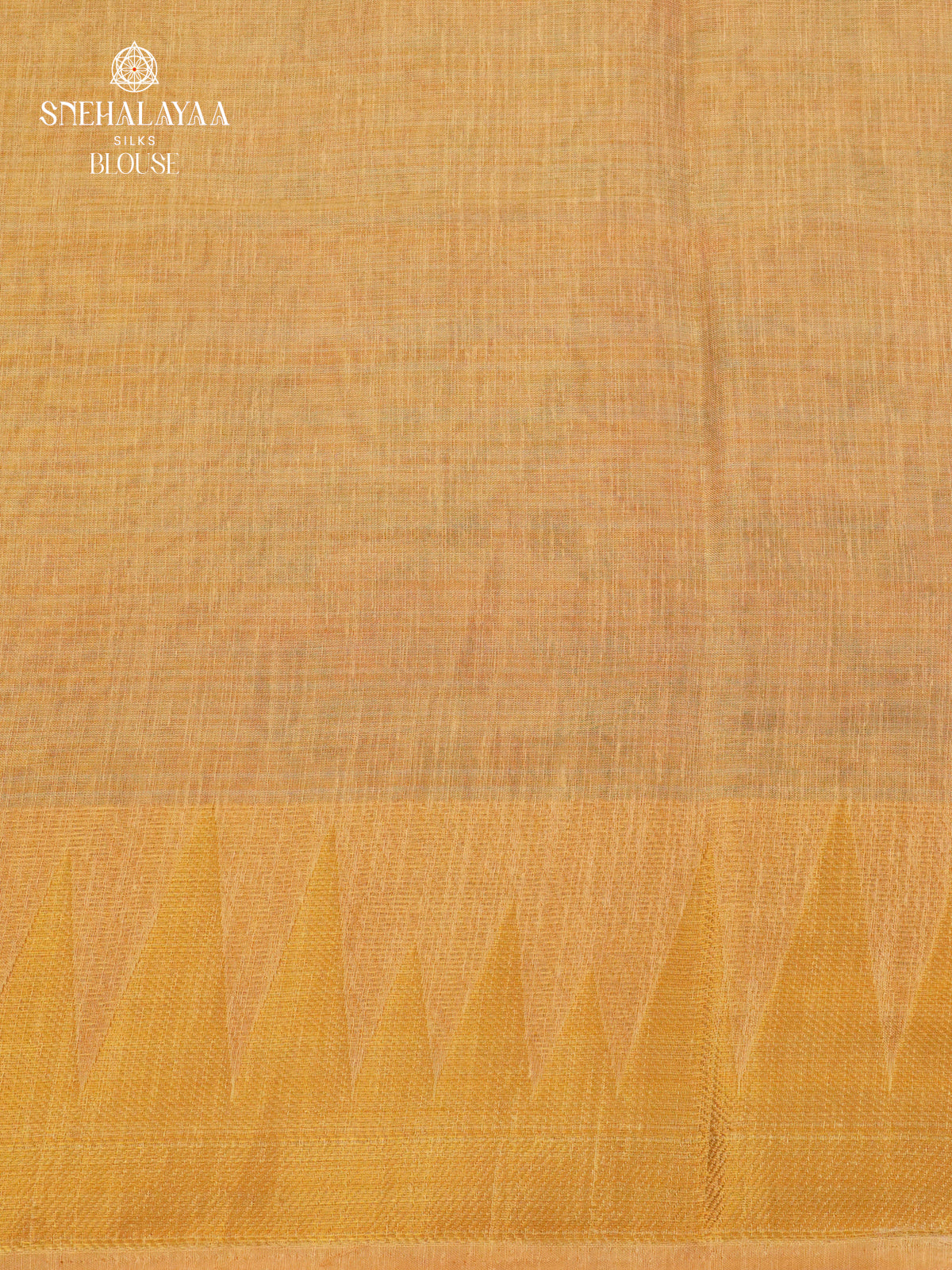 Peach Linen Tissue Saree