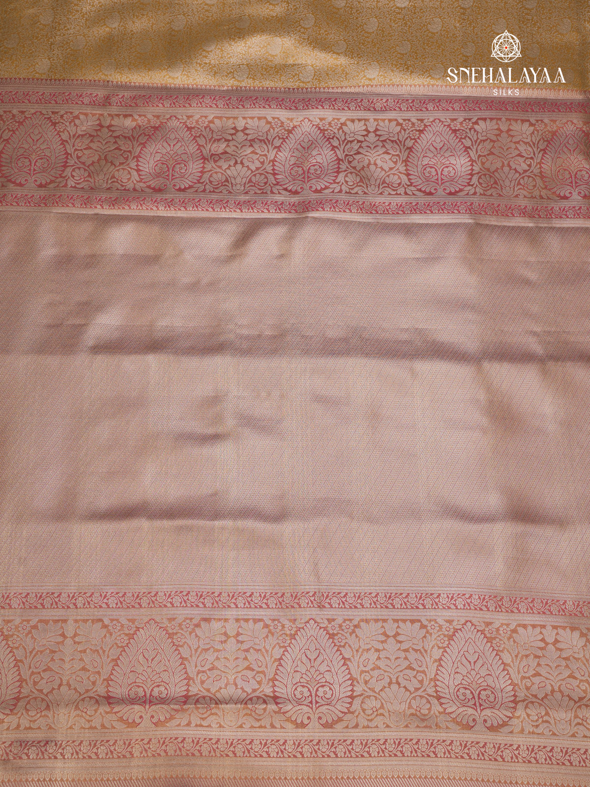 Golden Art Silk Saree