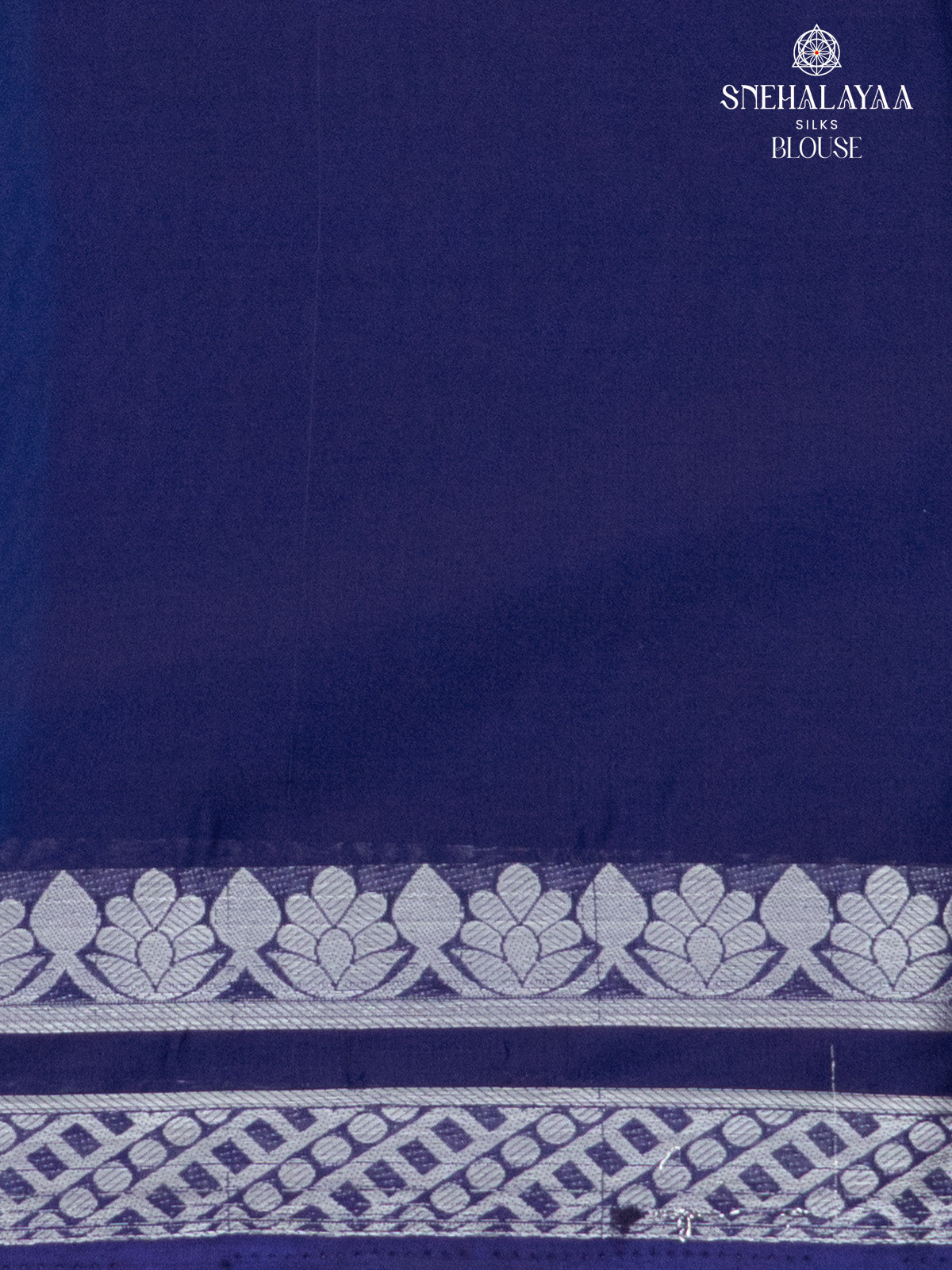 Sea Blue Mysore Silk Saree