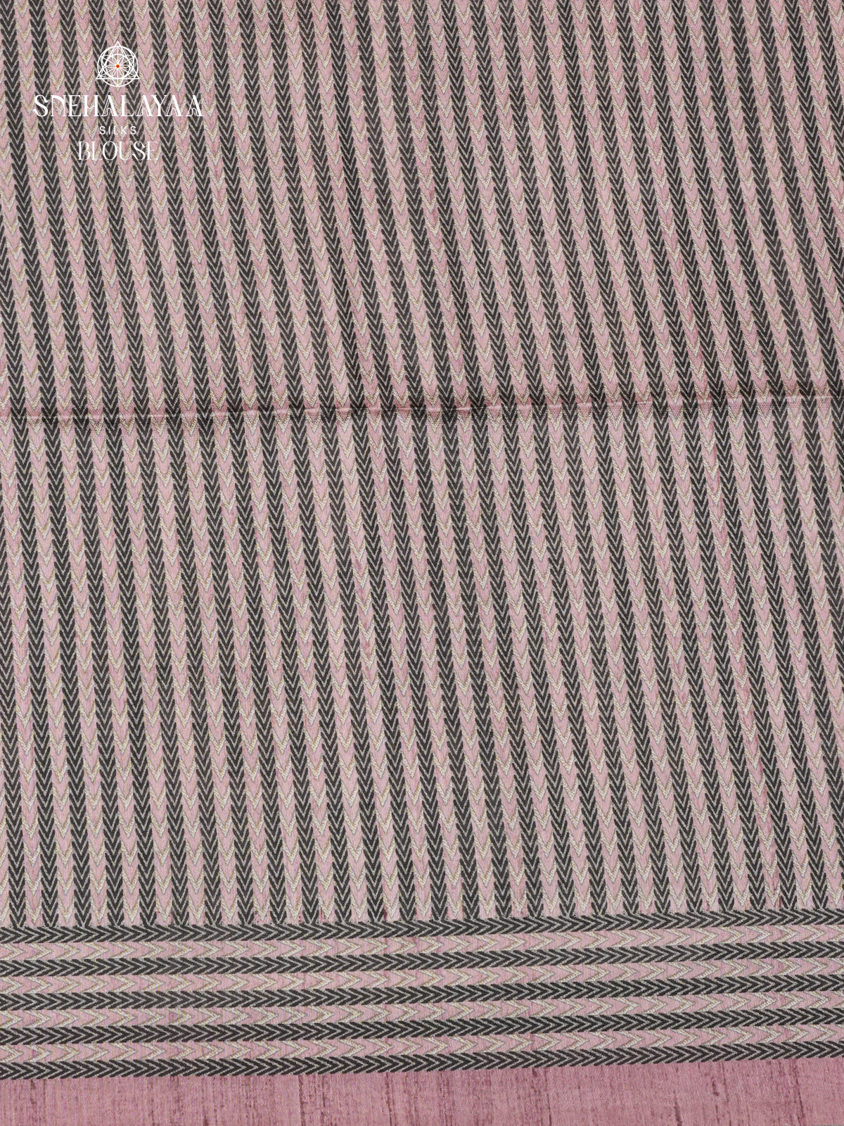 Mauve Rose Tussar Embroidery Saree