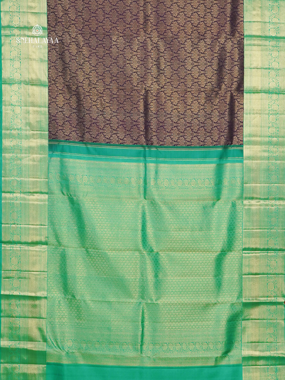 Purple Kanjivaram Silk Saree
