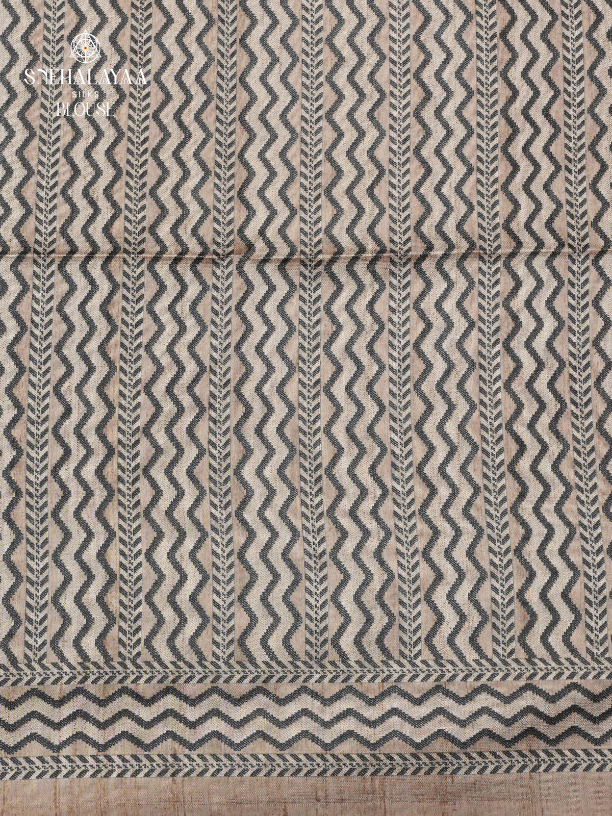 Pale Blue Tussar Embroidery Saree