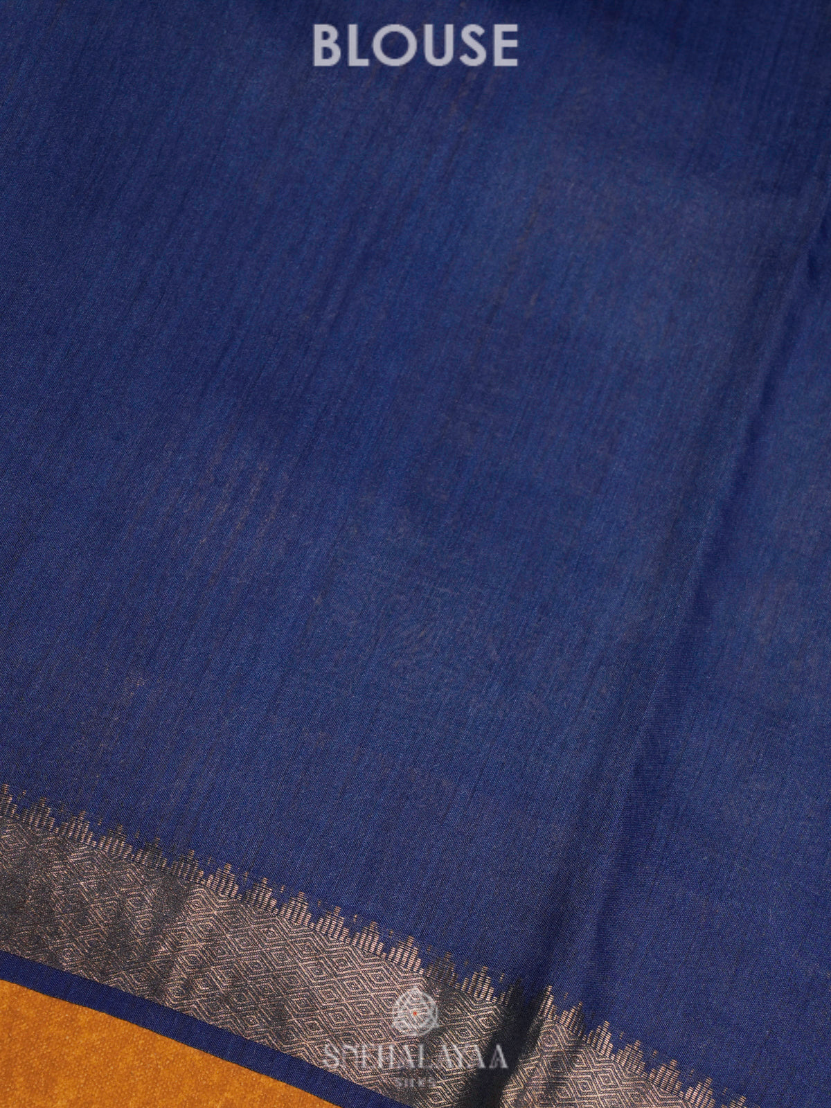 Blue Chanderi Saree