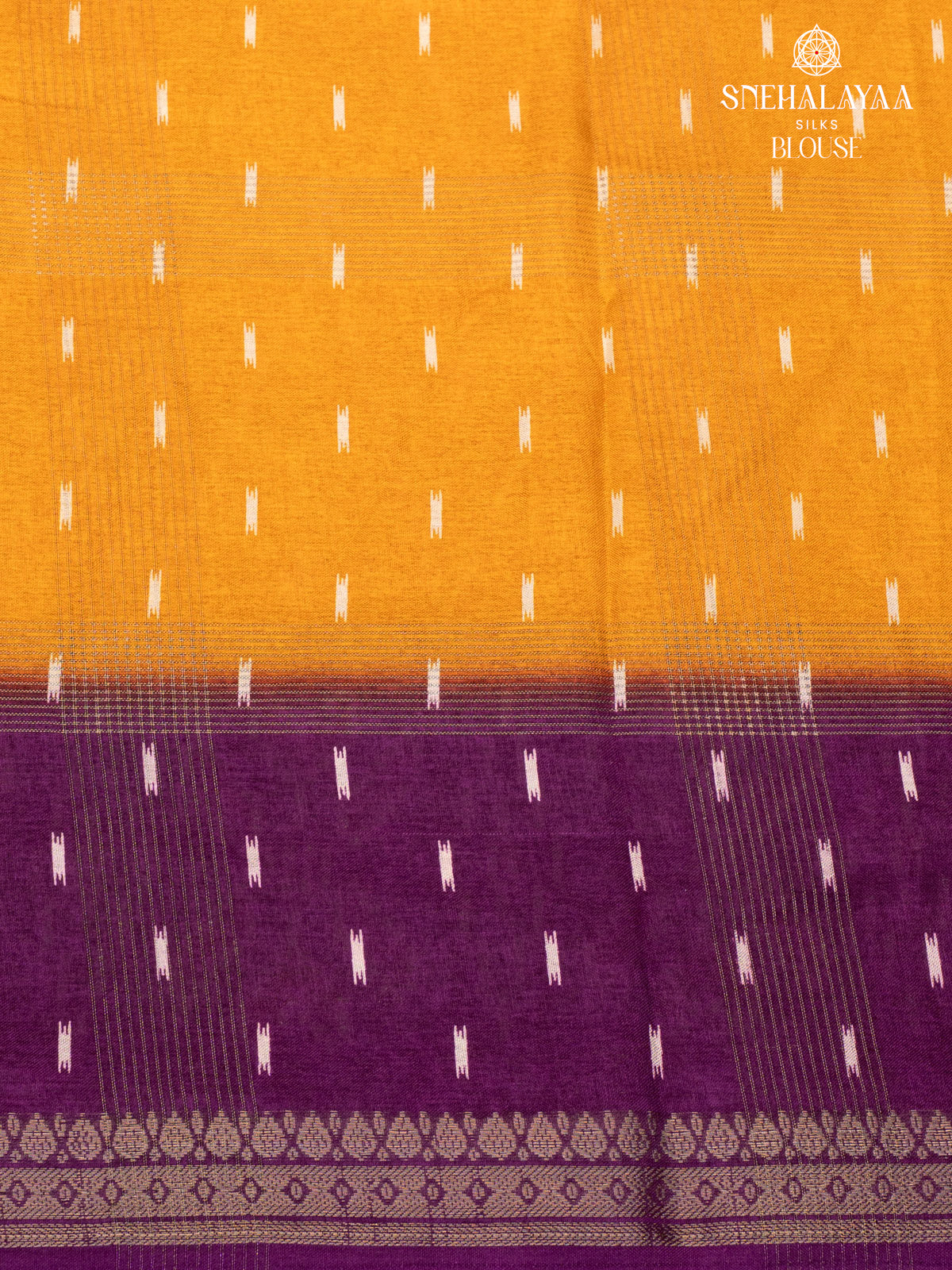 Yellow Dola Silk Saree