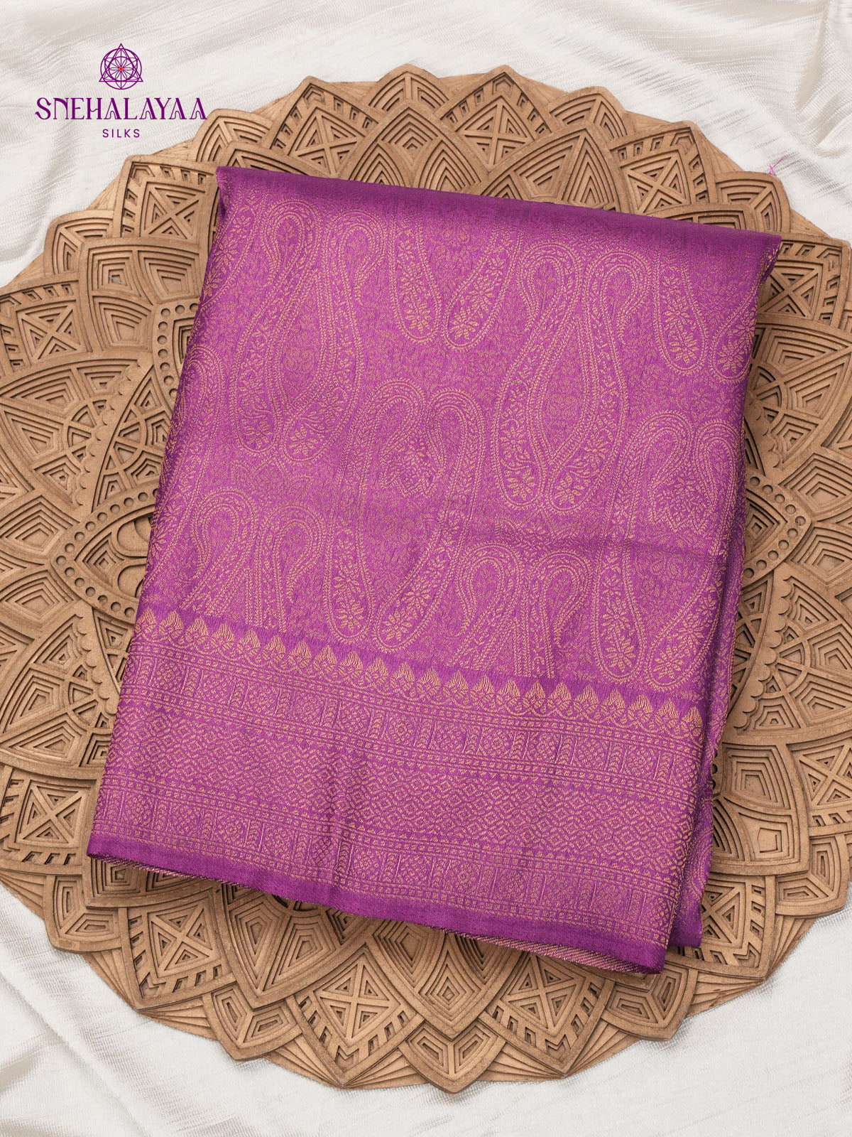 Rich Purple Soft Silk Saree