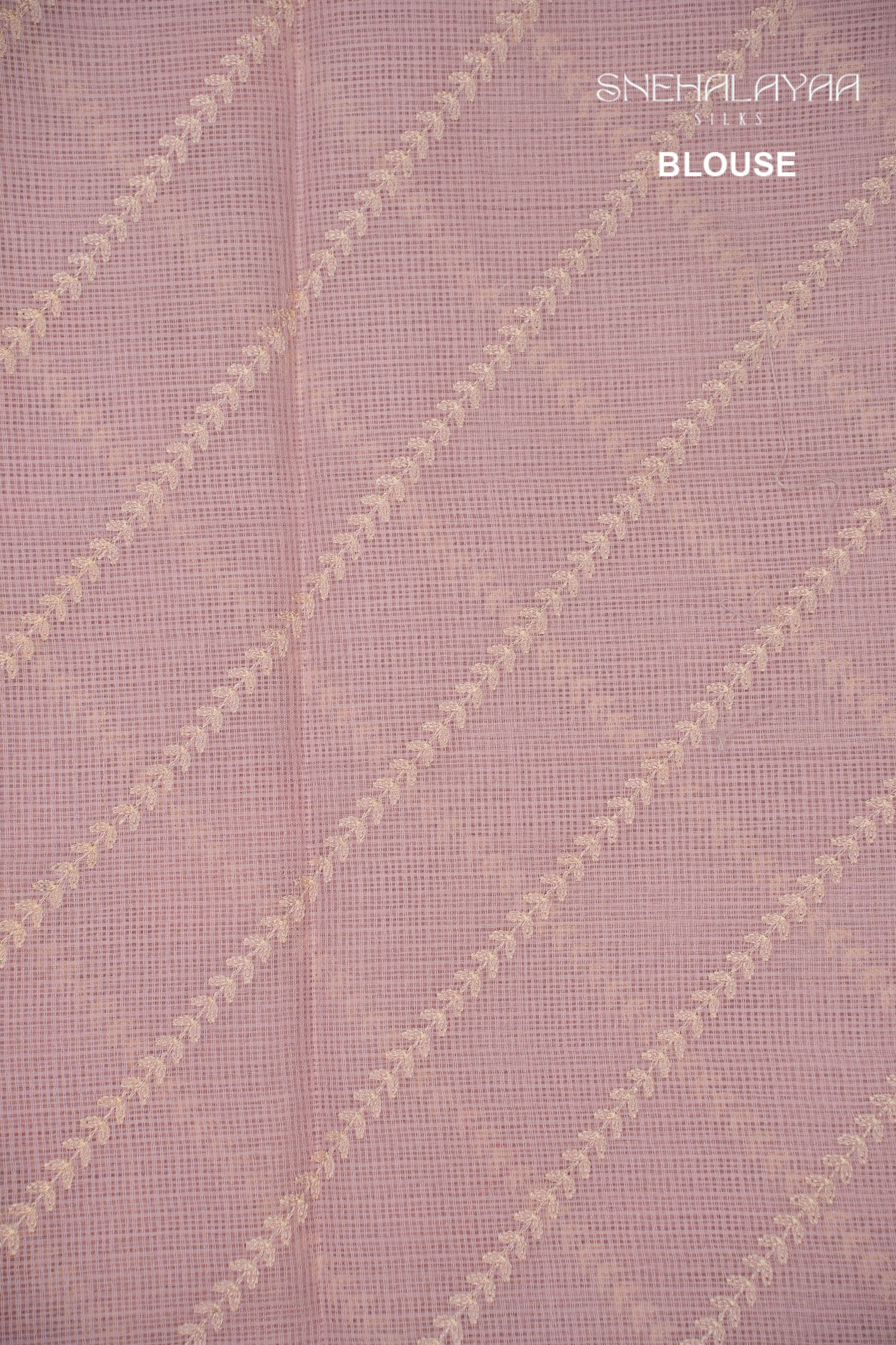 Blush Pink Kota Saree