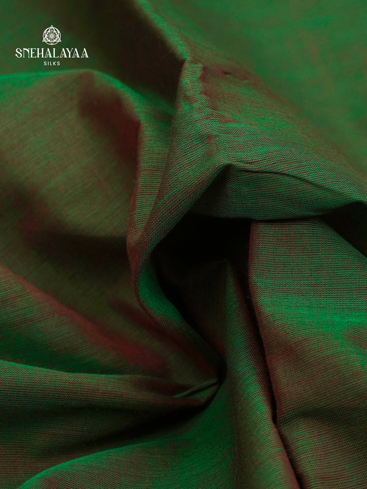 Forest Green Chettinad Cotton Saree