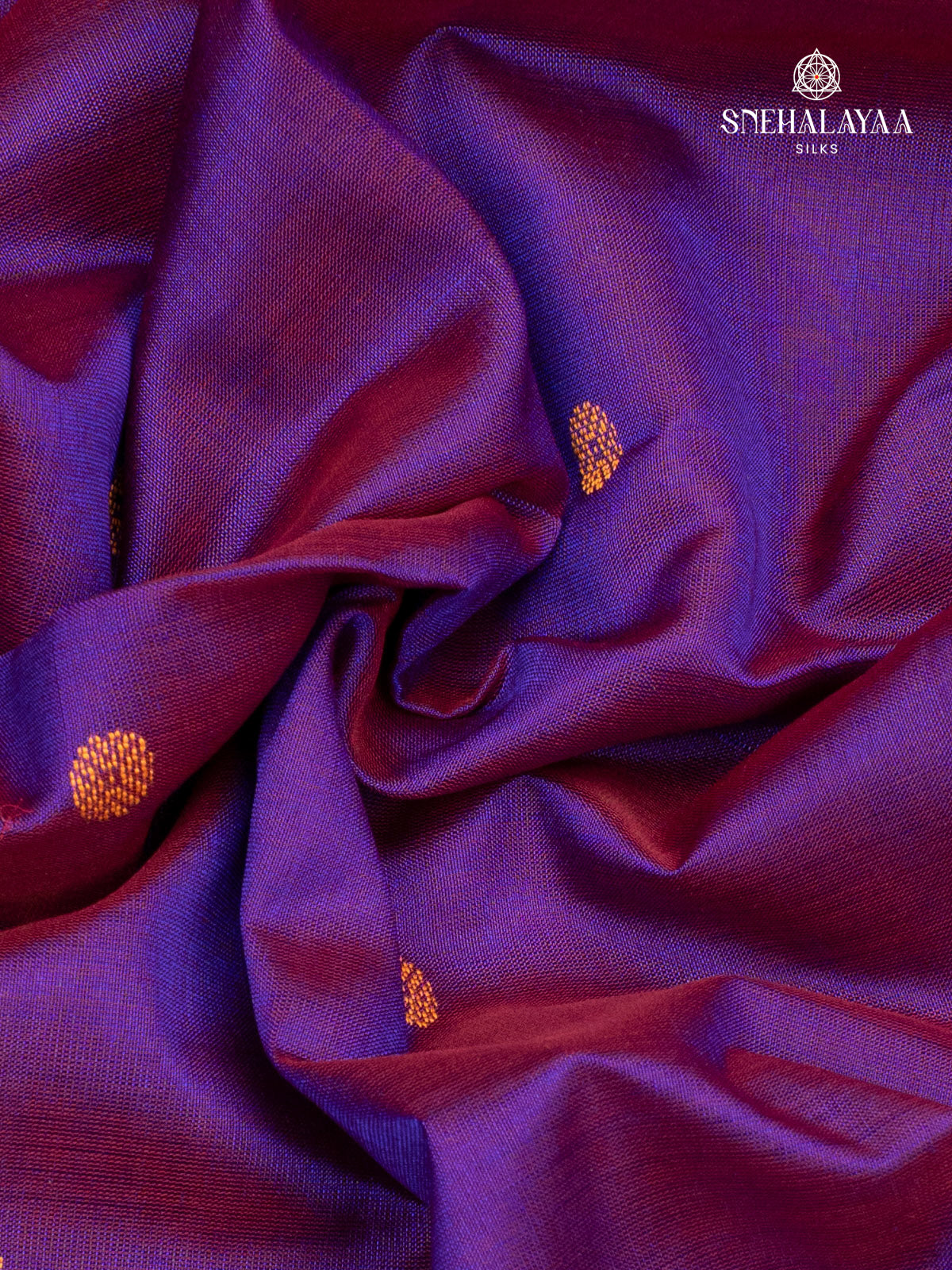 Purple Kanchi Silk Cotton Saree