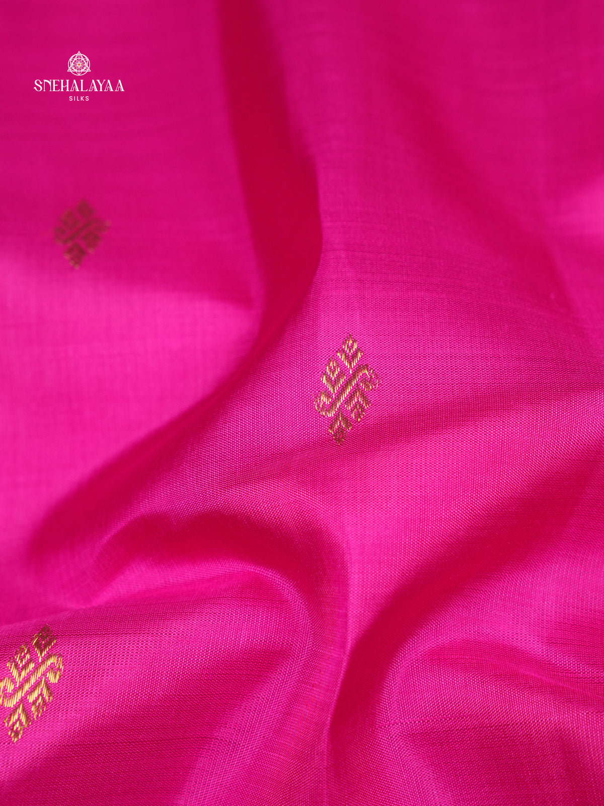 Rani Pink Kanjivaram Silk Saree