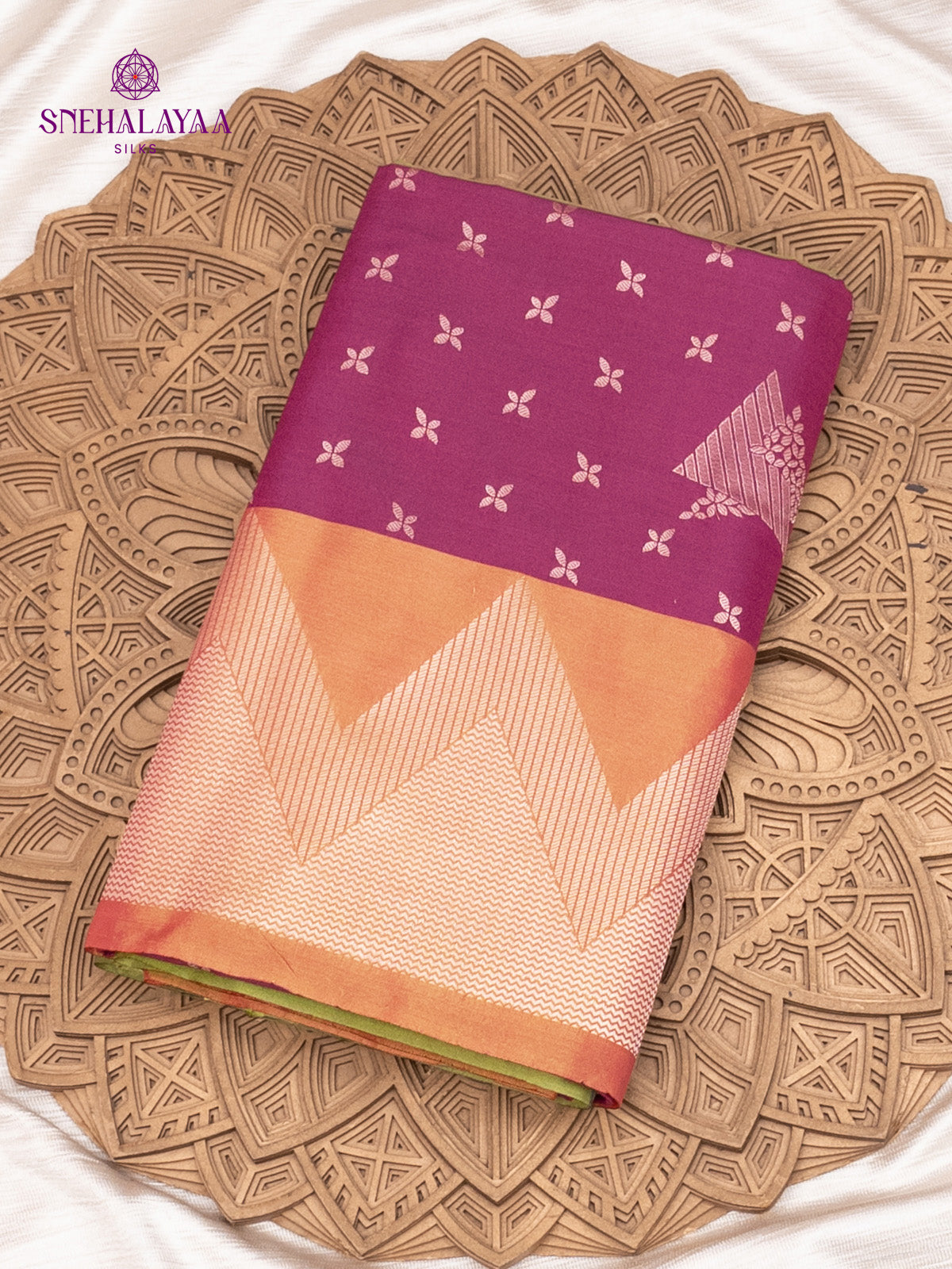 Magenta Soft Silk Saree