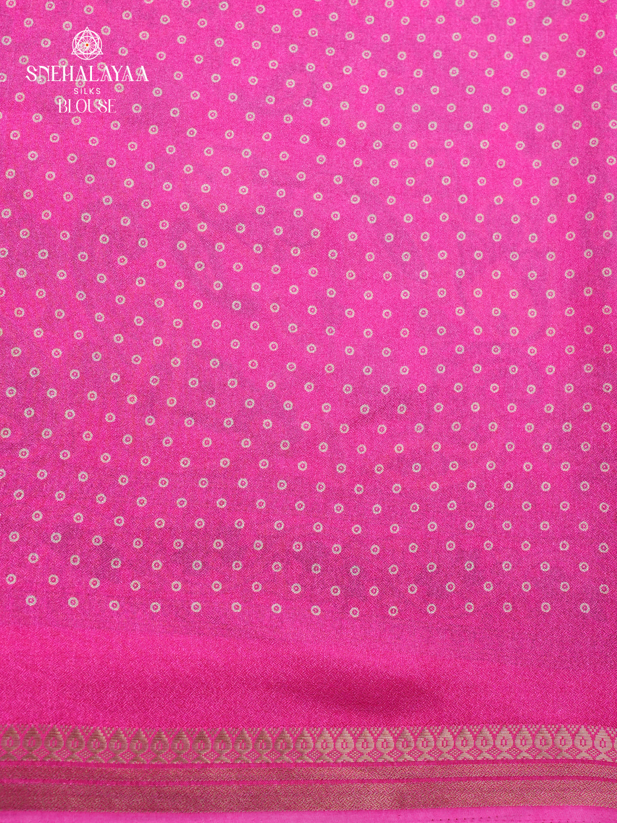 Rani Pink Chiffon Saree