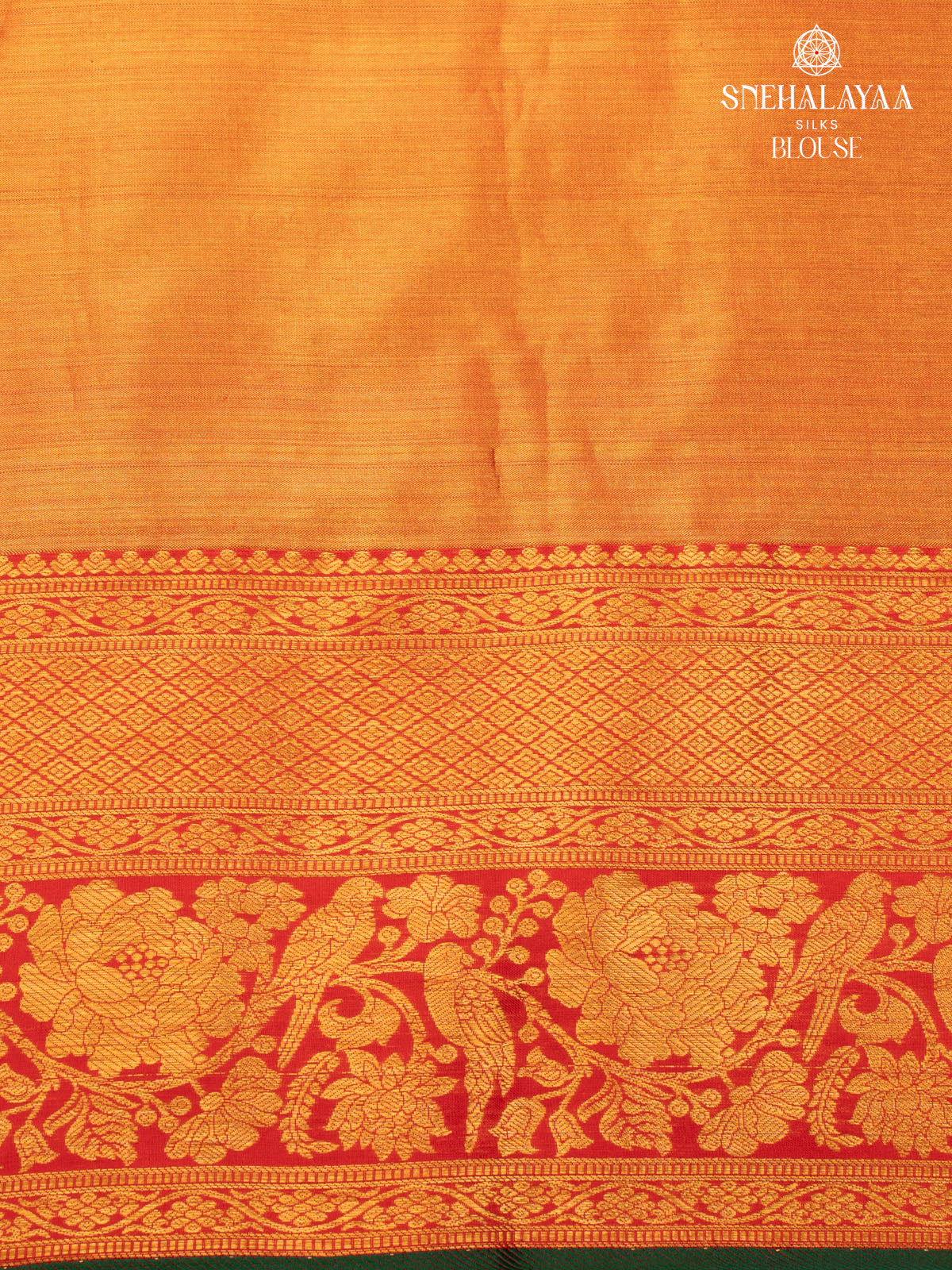 Yellow Kanjivaram Silk Saree