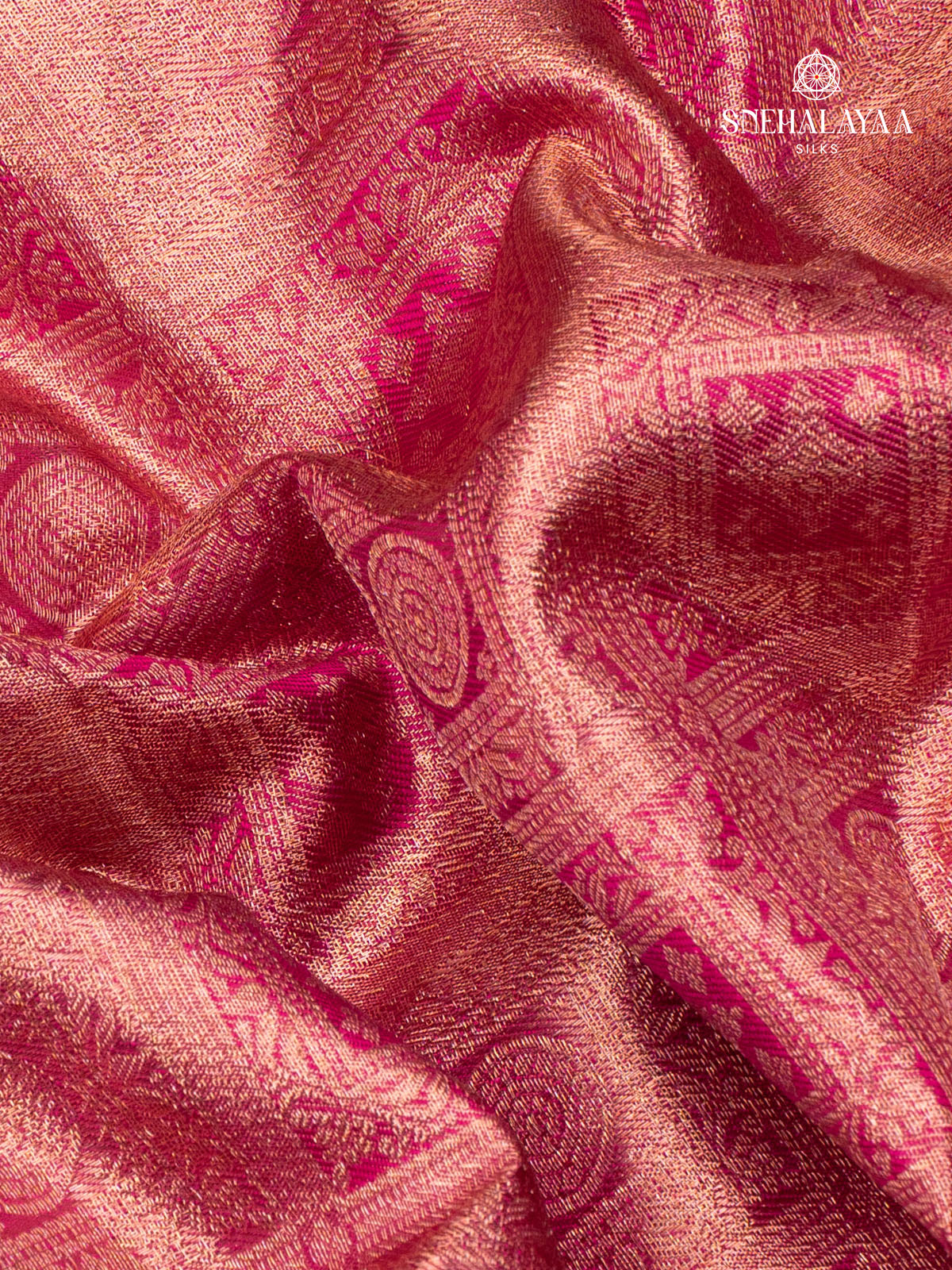 Pink Kanjivaram Silk Saree