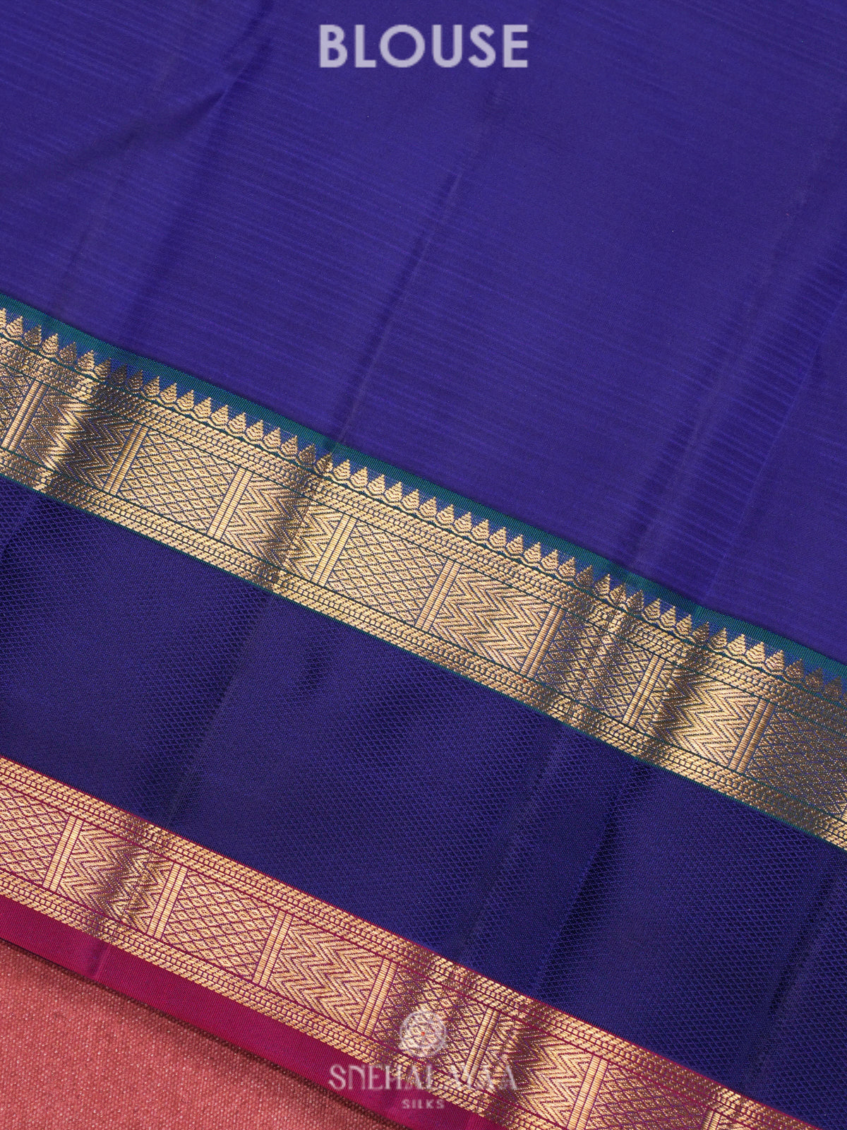 Orange Kanjivaram Silk Saree