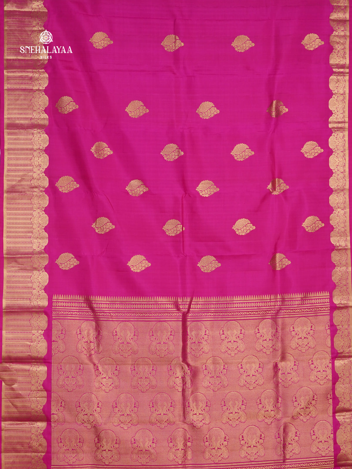 Pink Kanjivaram Silk Saree