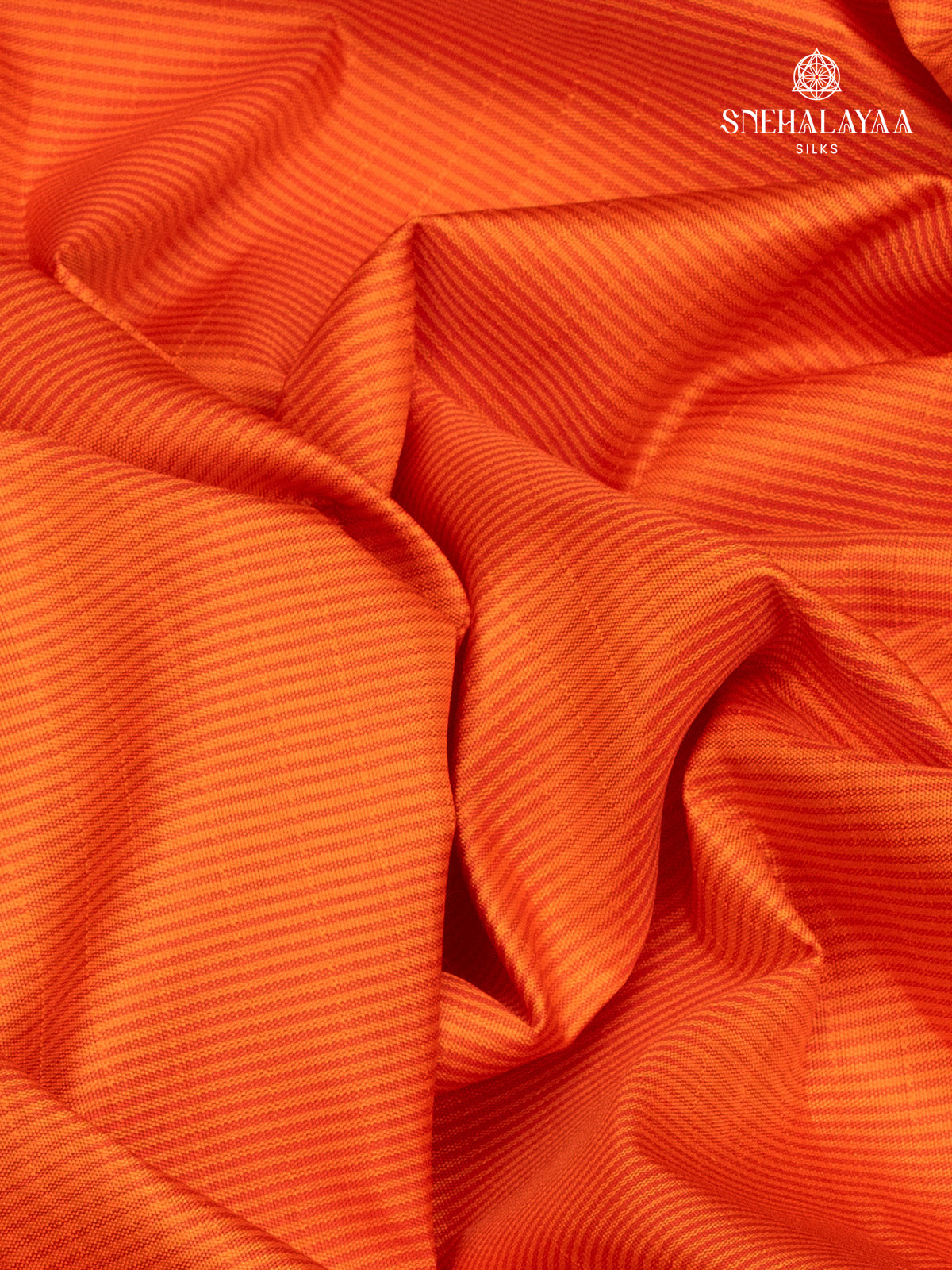 Orange Kanjivaram Silk Saree