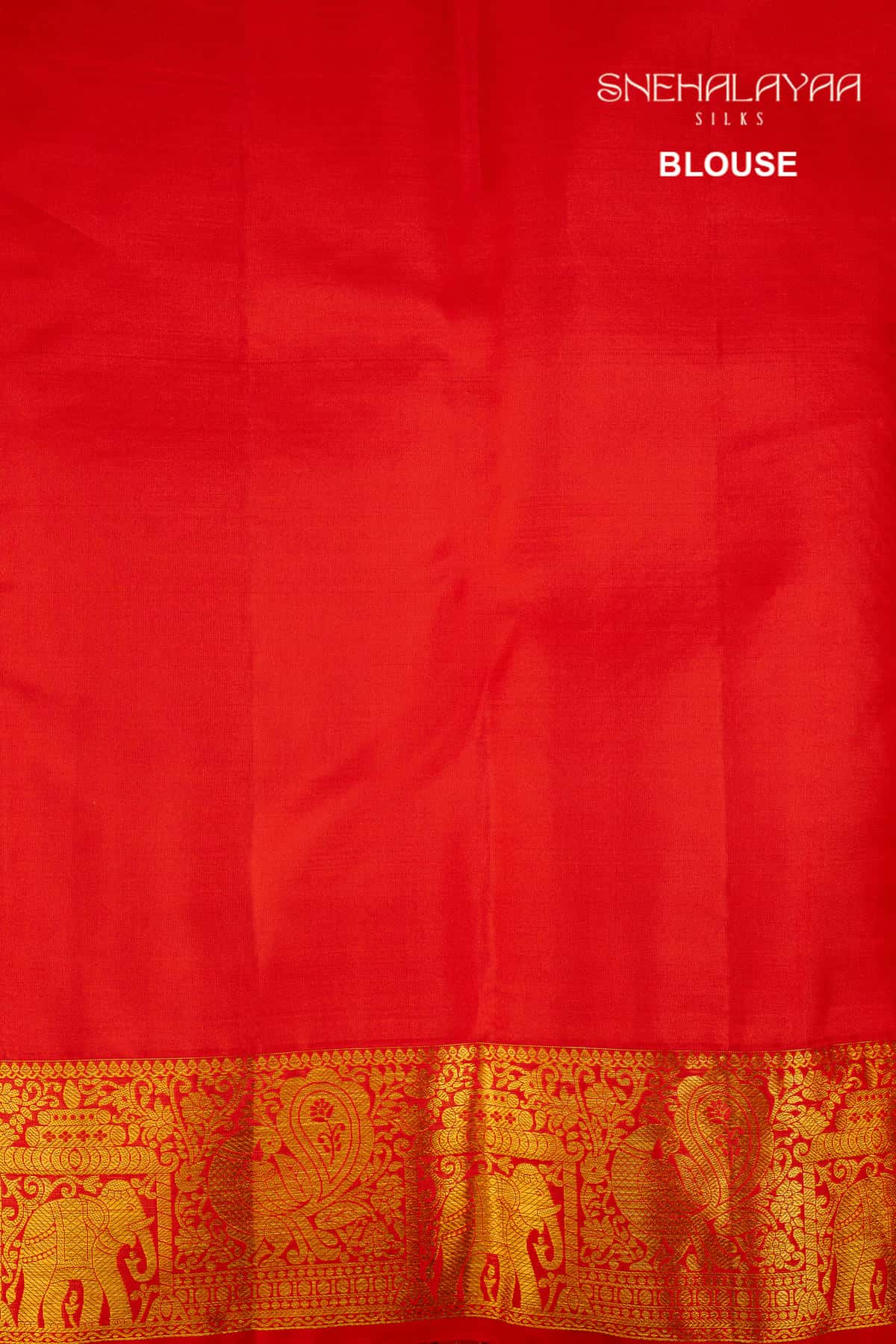 Red Kancheevaram Wedding Silk Saree