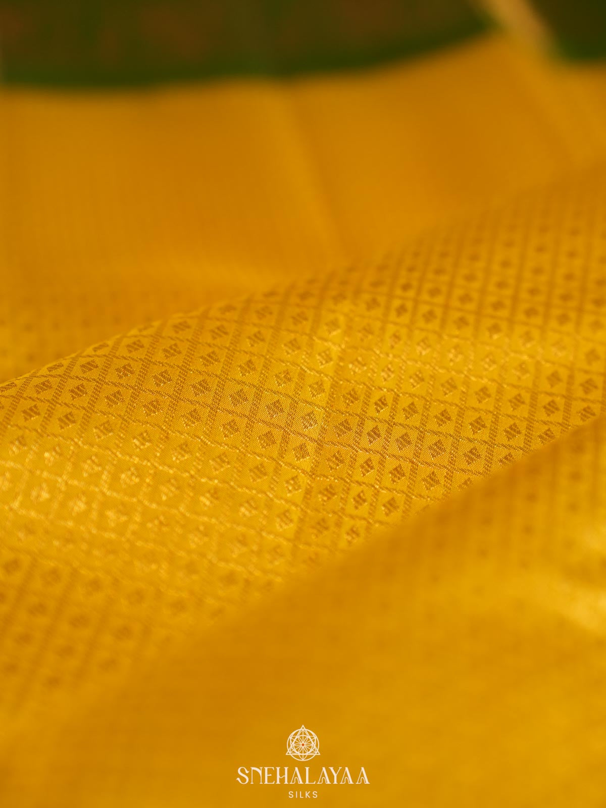 Yellow Kanjivaram Silk Saree