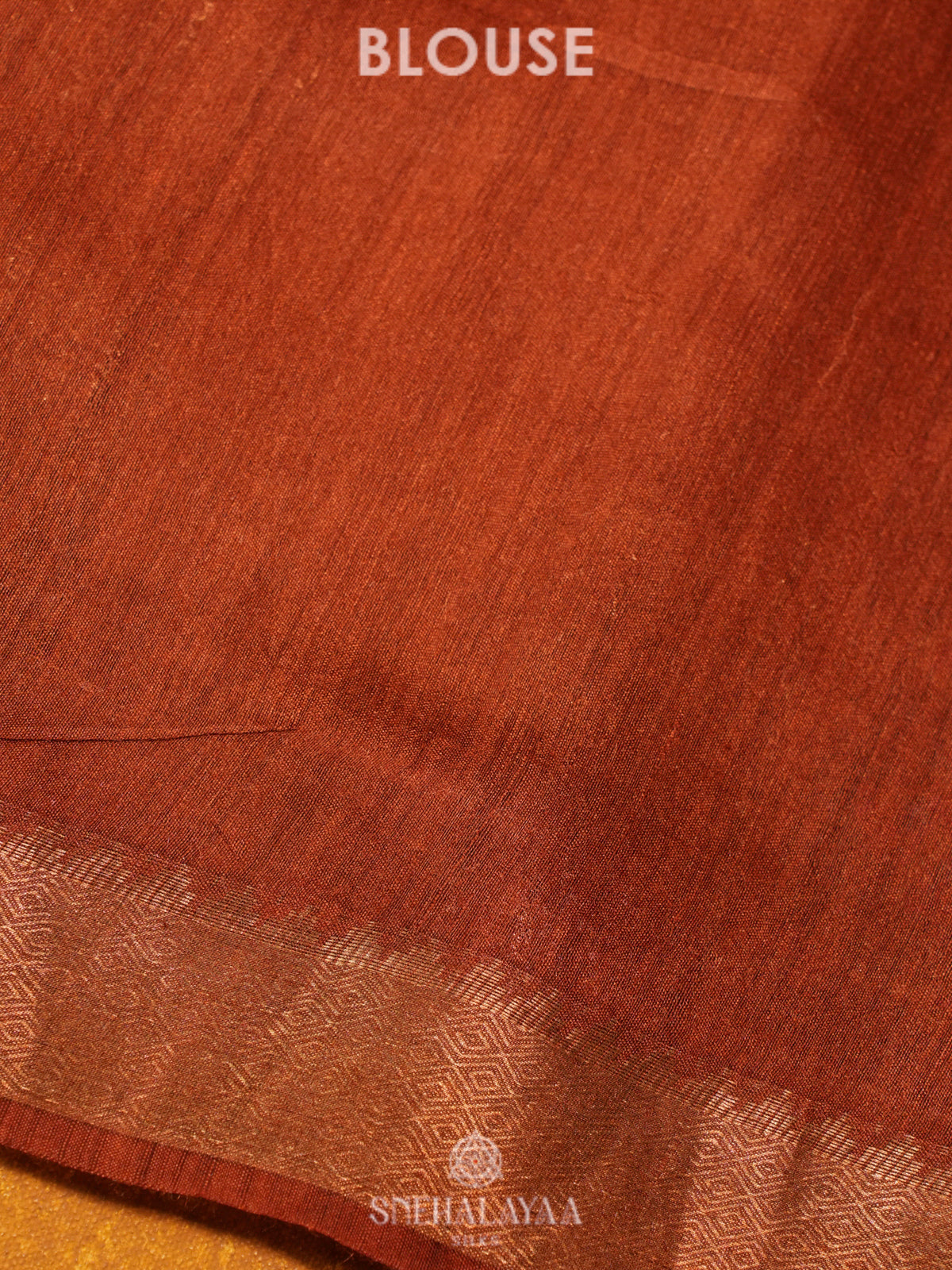 Brown Chanderi Saree