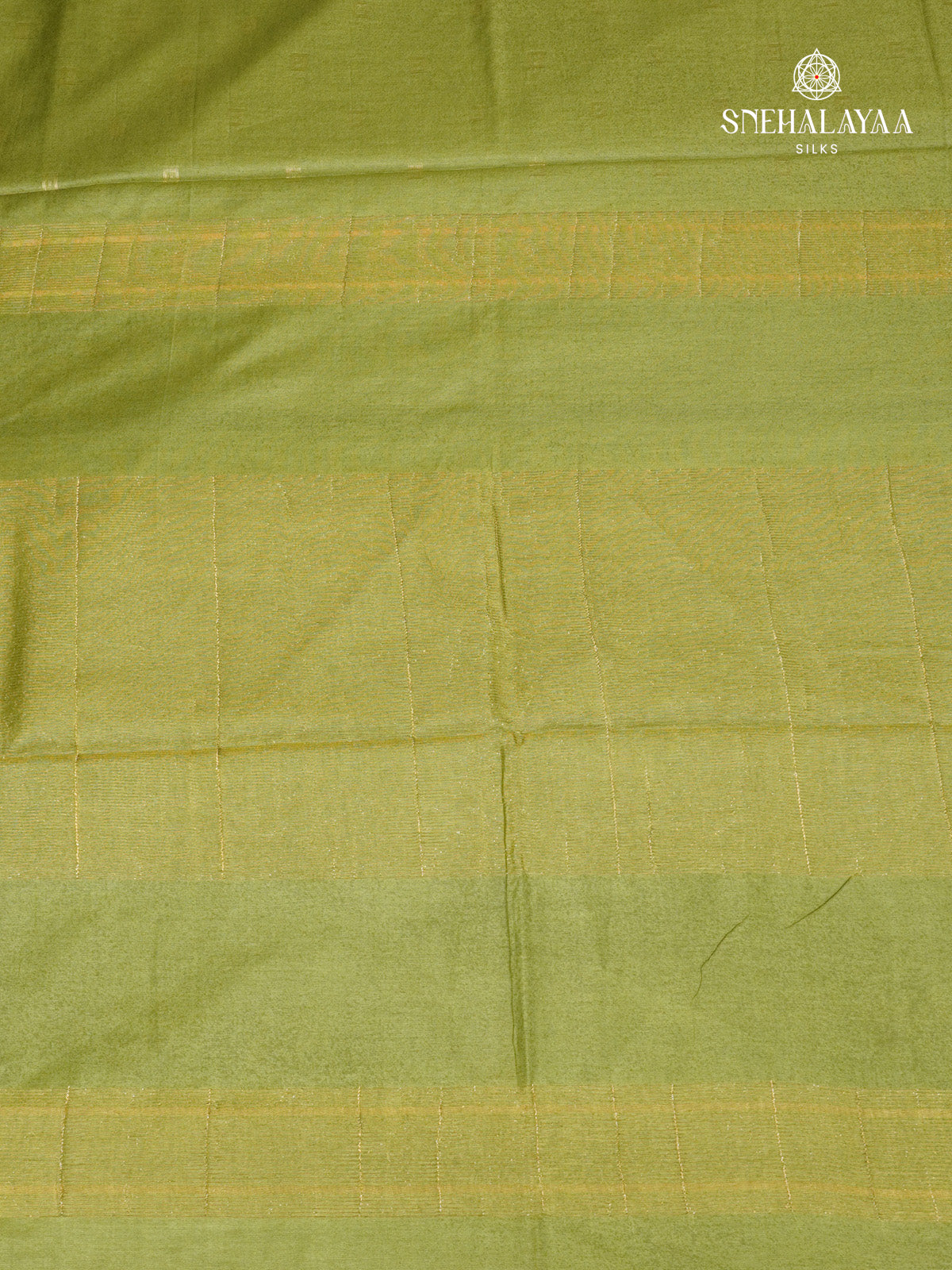 Olive Green Bamboo Silk Saree