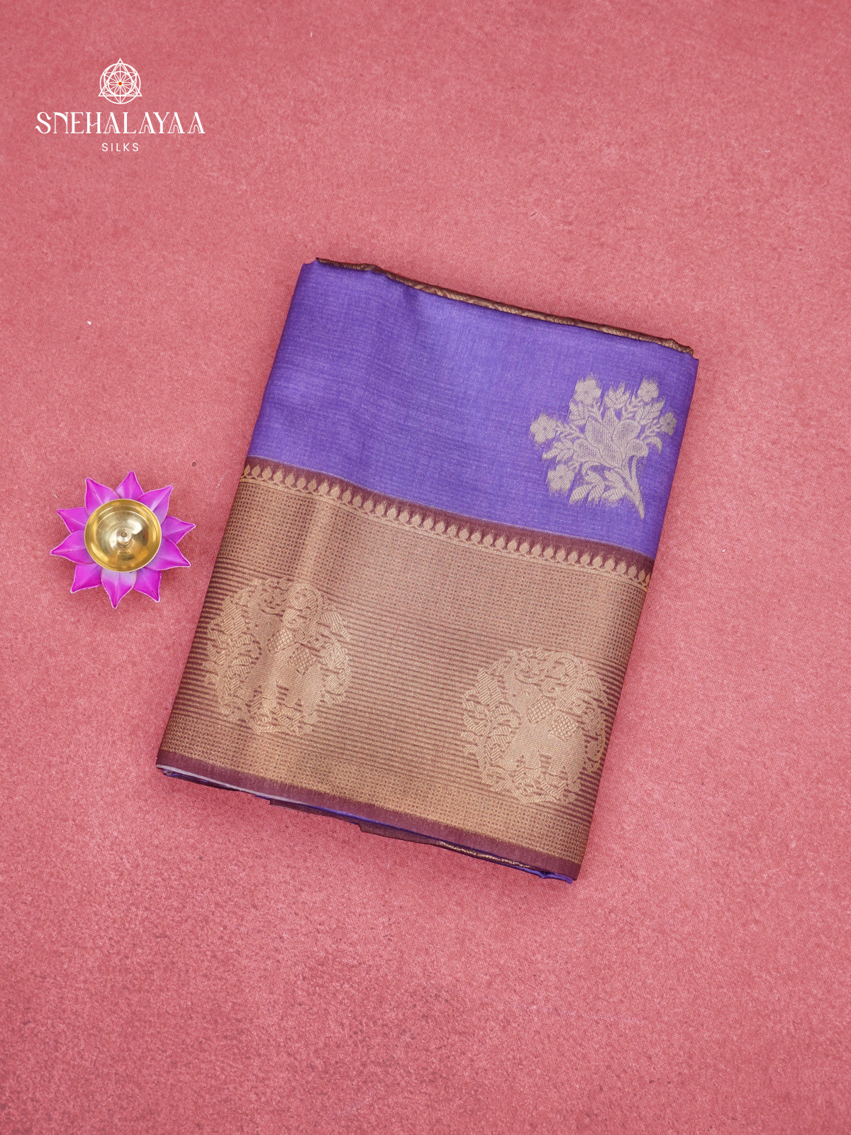 Rich Purple Jute Saree