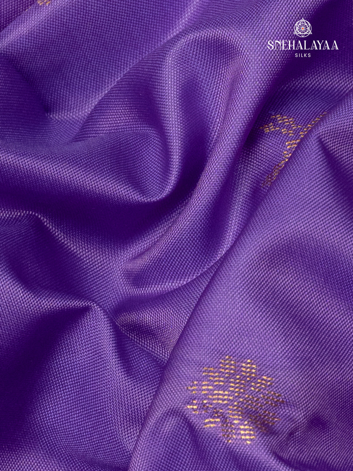 Lavender Gadwal Silk Saree