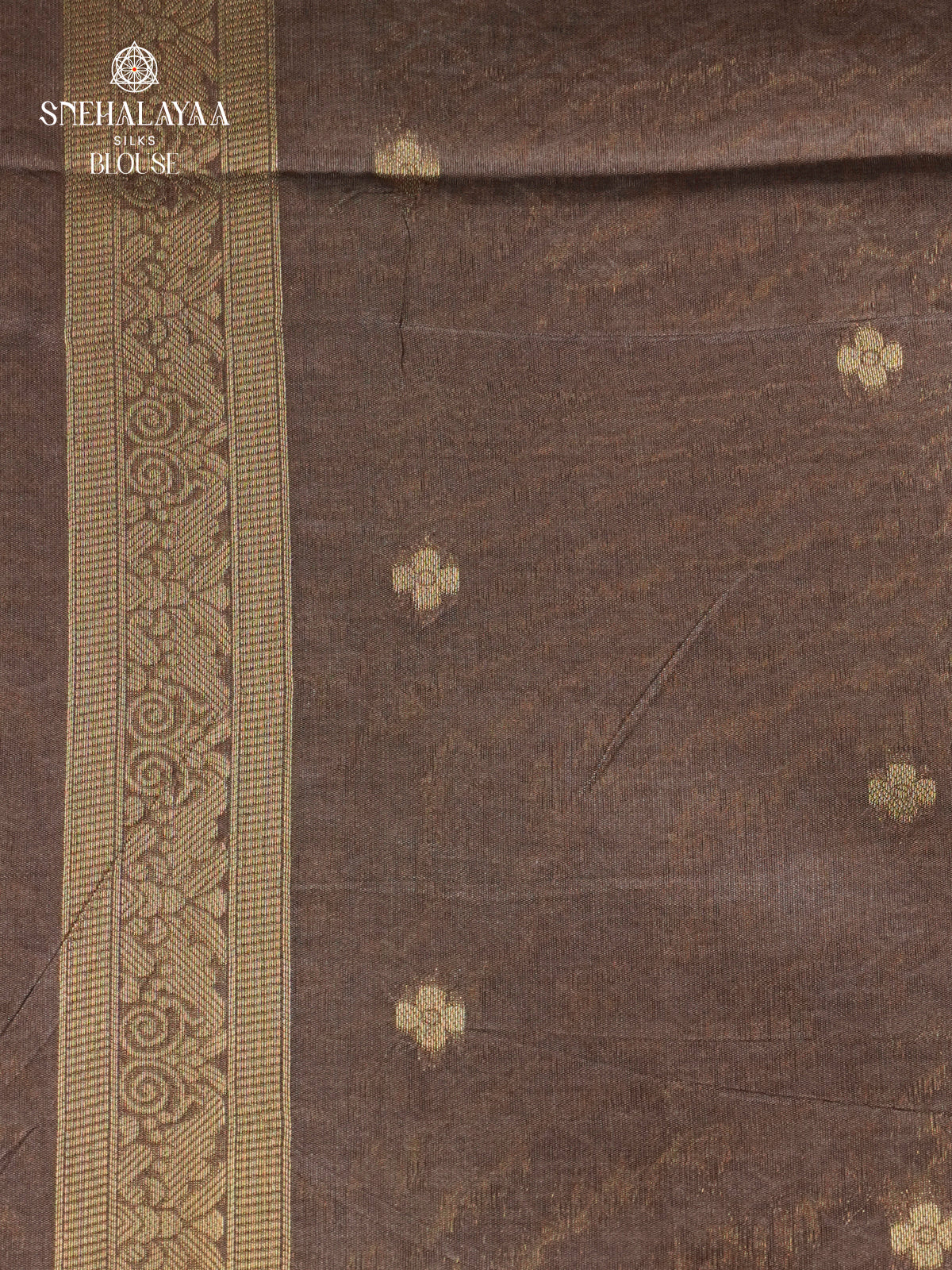 Cream Jute Saree