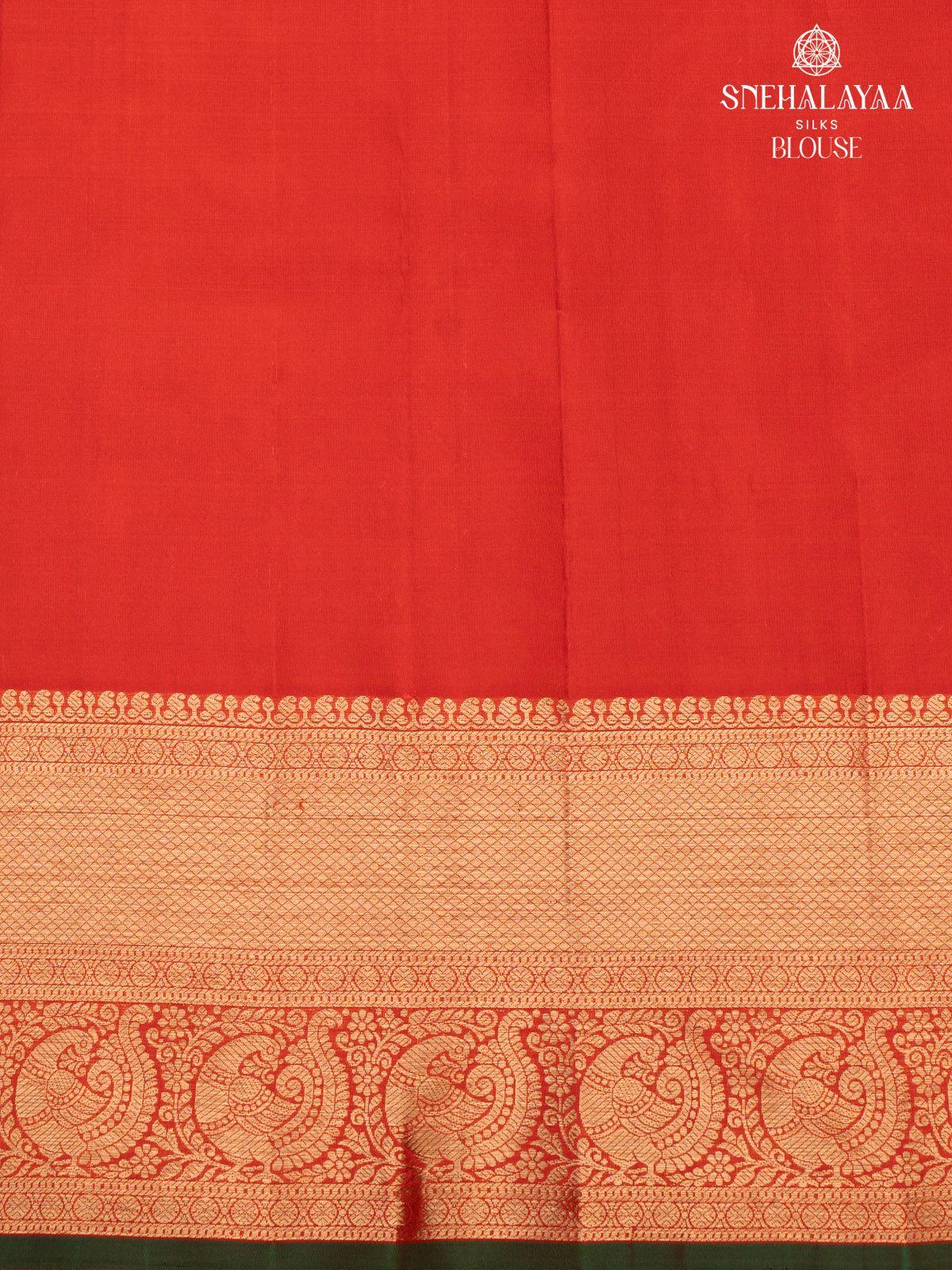 Orange Kanjivaram Silk Saree