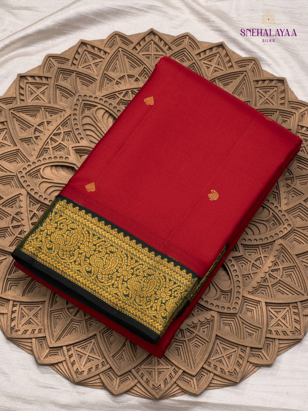 Red Kanjivaram Silk Saree