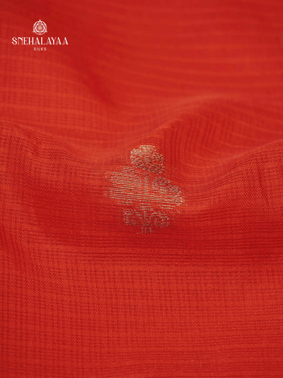 Rust Orange Kota Saree