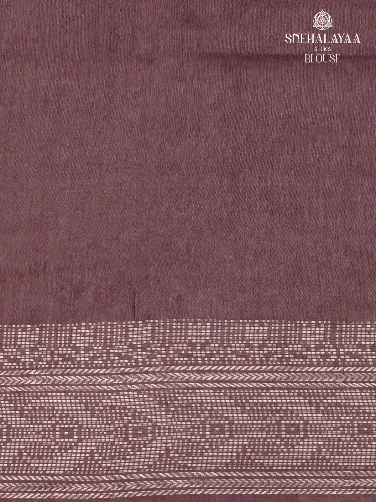 Brown Bamboo Silk Saree