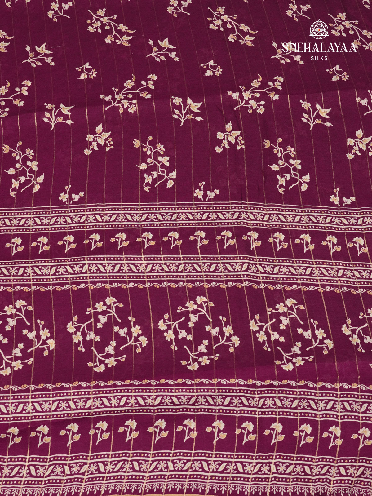 Magenta Dola Silk Saree