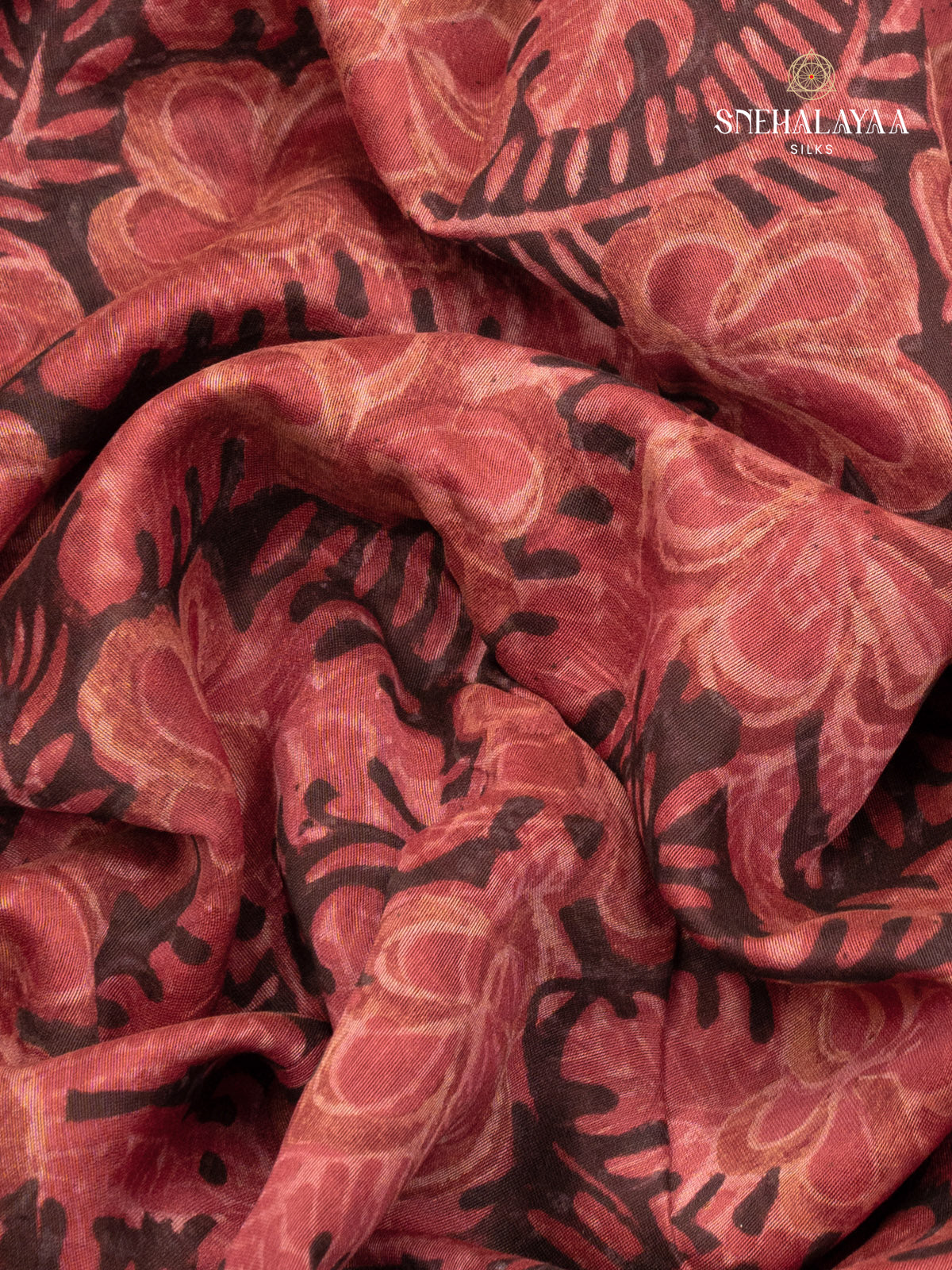 Maroon Chanderi Saree