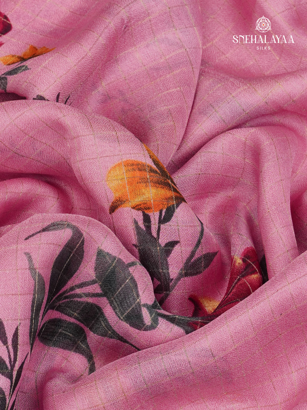 Pink Dola Silk Saree
